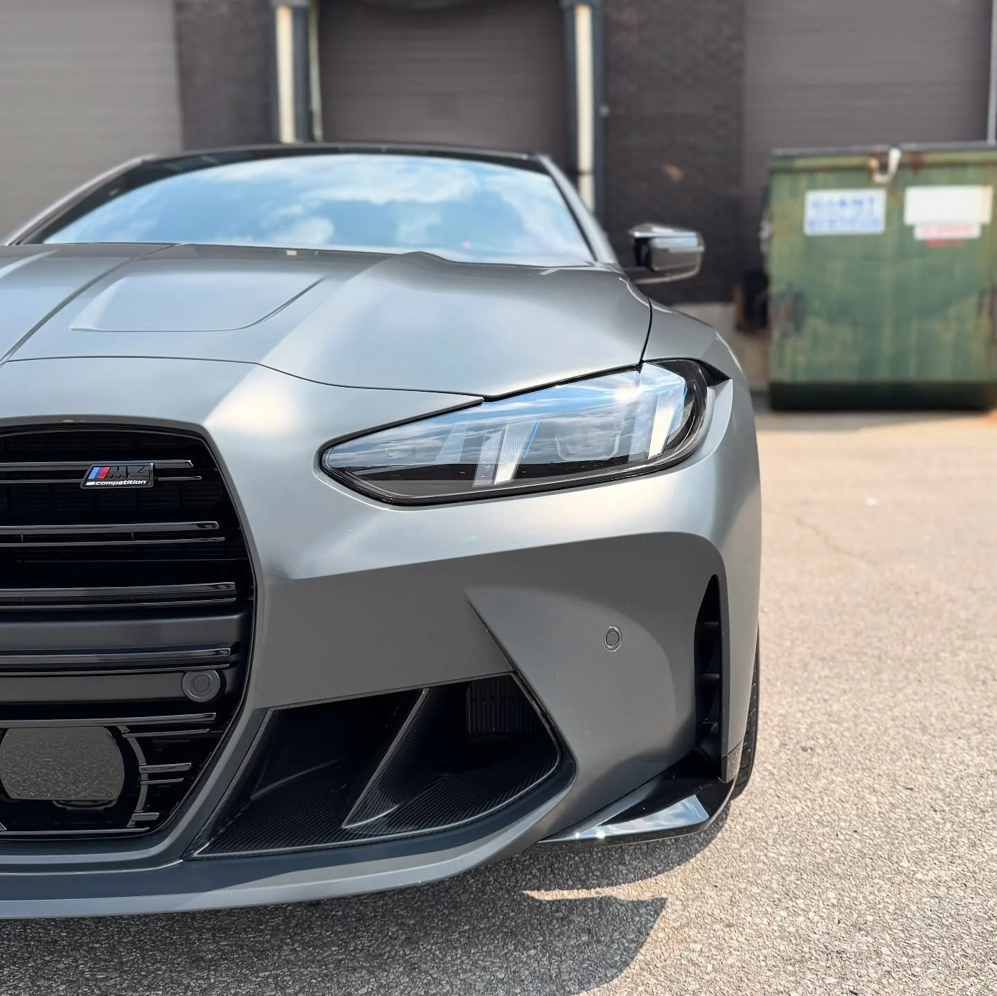 BMW M4 Competition Full Body Satin PPF Installation, changing OEM Dravit Grey to Frozen Grey Finish 🔥 

#WrapMeisters