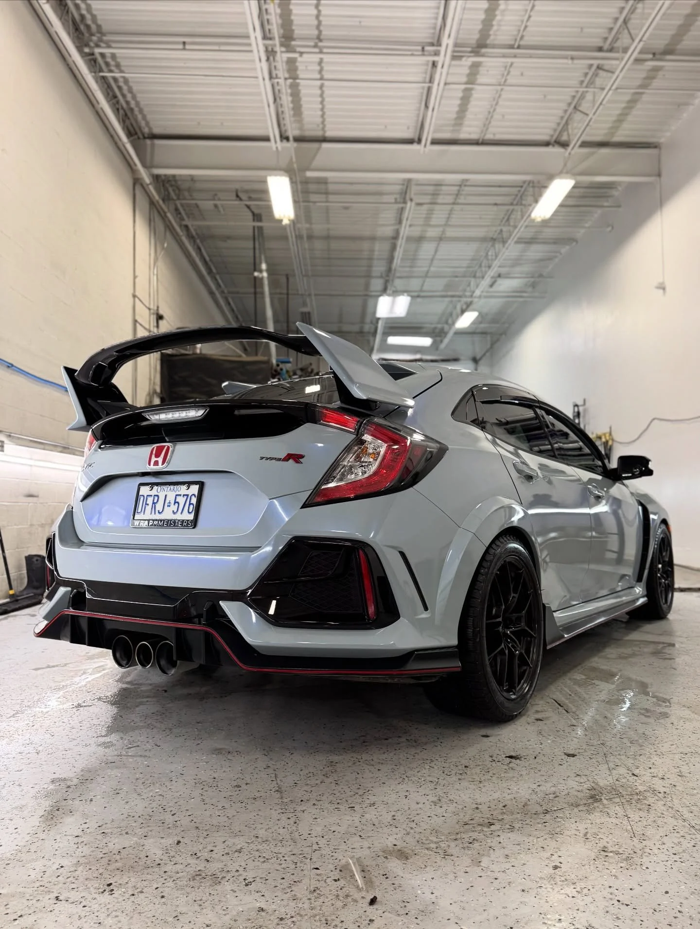 Honda Civic Type R came in for full transformation 🔥

Finished in Hexis Gloss Polaris Blue Vinyl wrap, Ceramic Coated top to bottom! 

#WrapMeisters