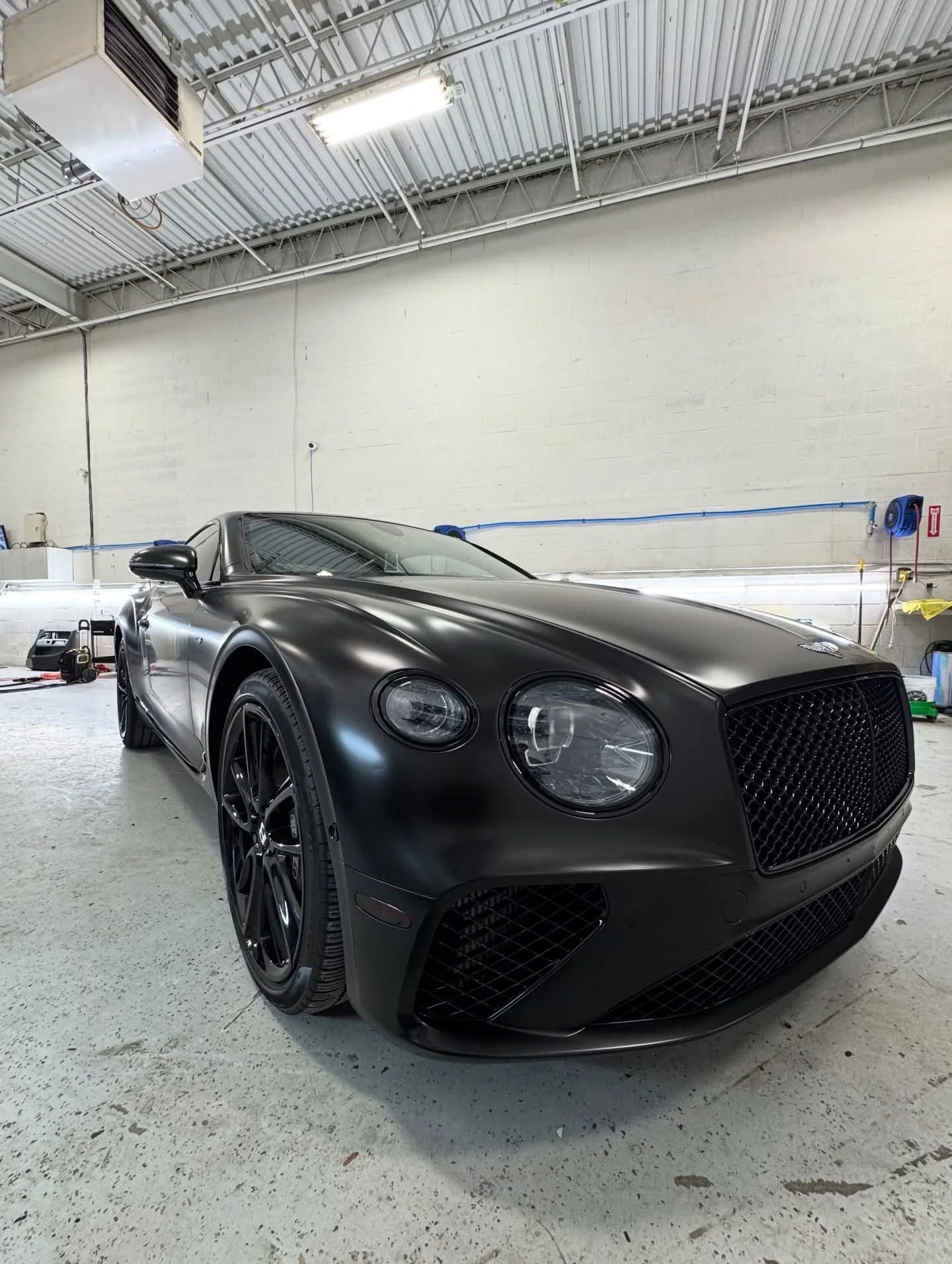 Bentley Continental GT came in for complete transformation, full body Satin PPF conversion, Full Blackout Package, all Front Grilles Painted, Taillights 50% PPF Smoke and finish it off with Ceramic Coating 🔥

#WrapMeisters
