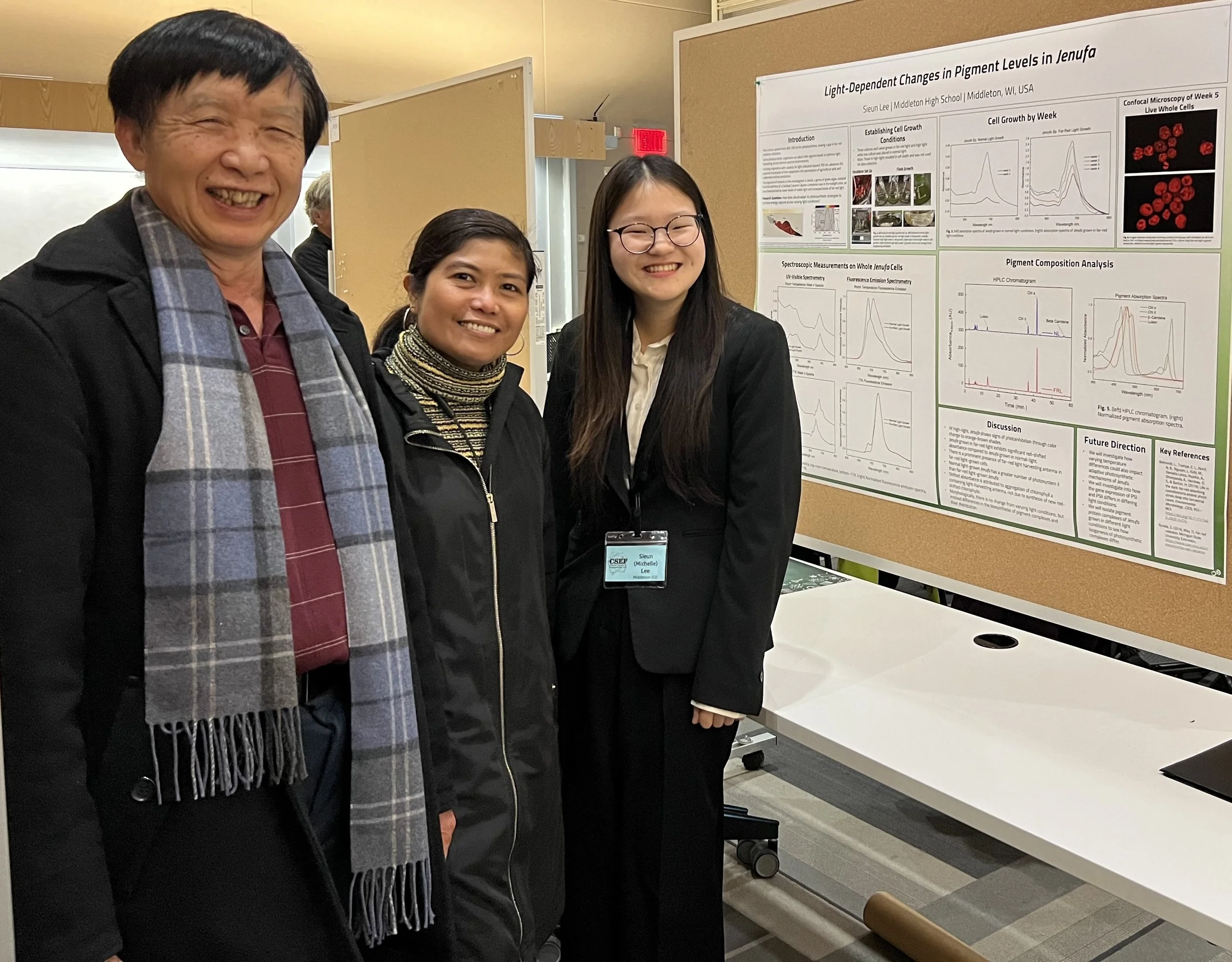 Michelle won an award for her poster from the American Society of Agricultural and Biological Engineers!