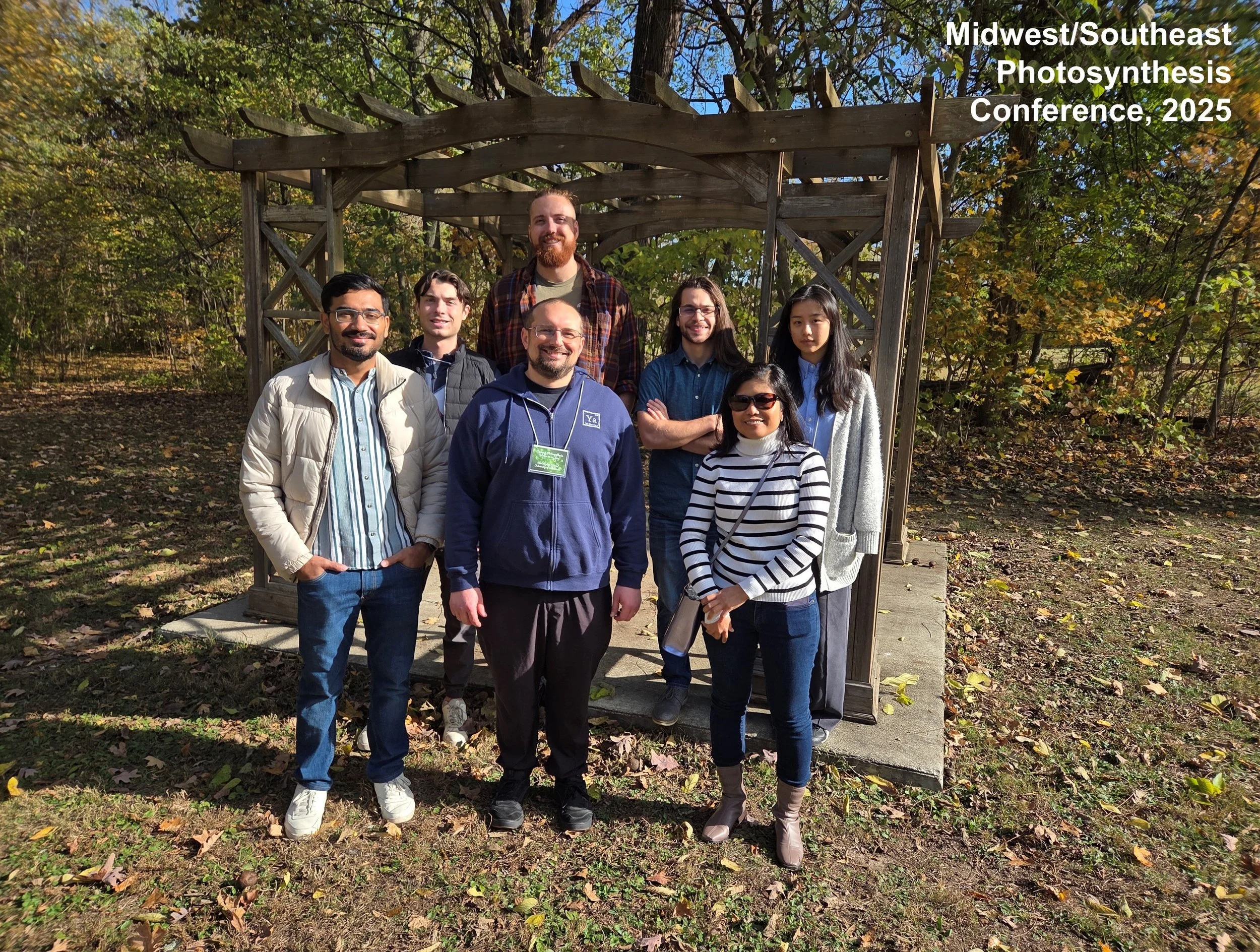 Some Gisriel Lab members at the Turkey Run conference