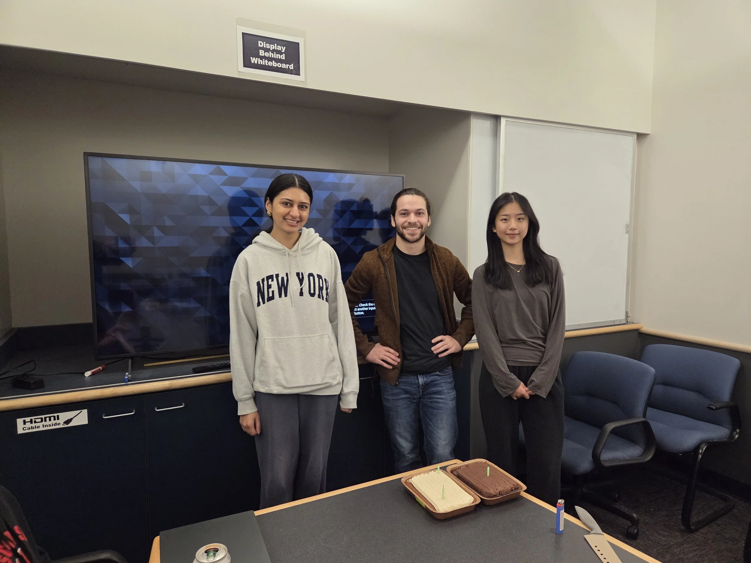 Celebrating Anoushka's, Max's, and Judy's birthdays!