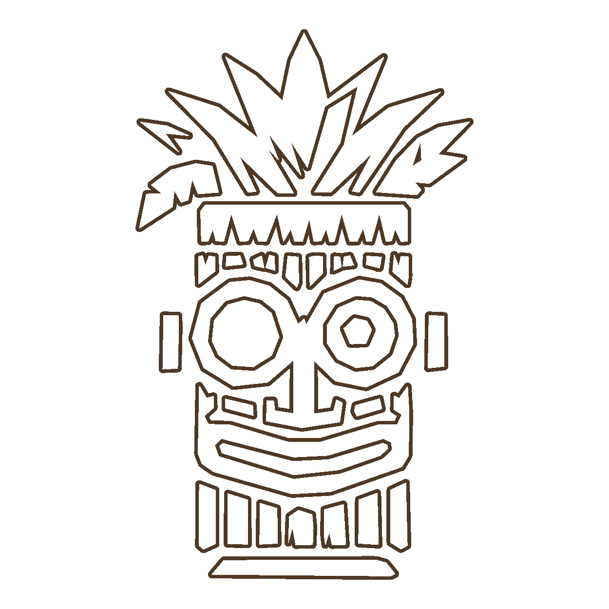 Logo for Freaky Tiki Boat Charters, a large-group Fort Lauderdale charter boat.