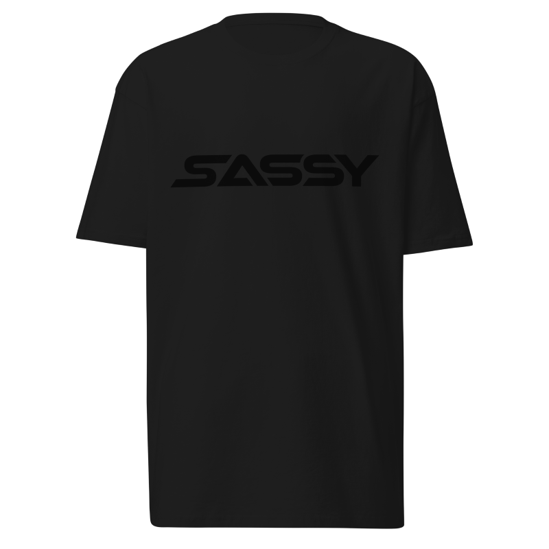 Sassy - Bold, Black on Black - Unisex