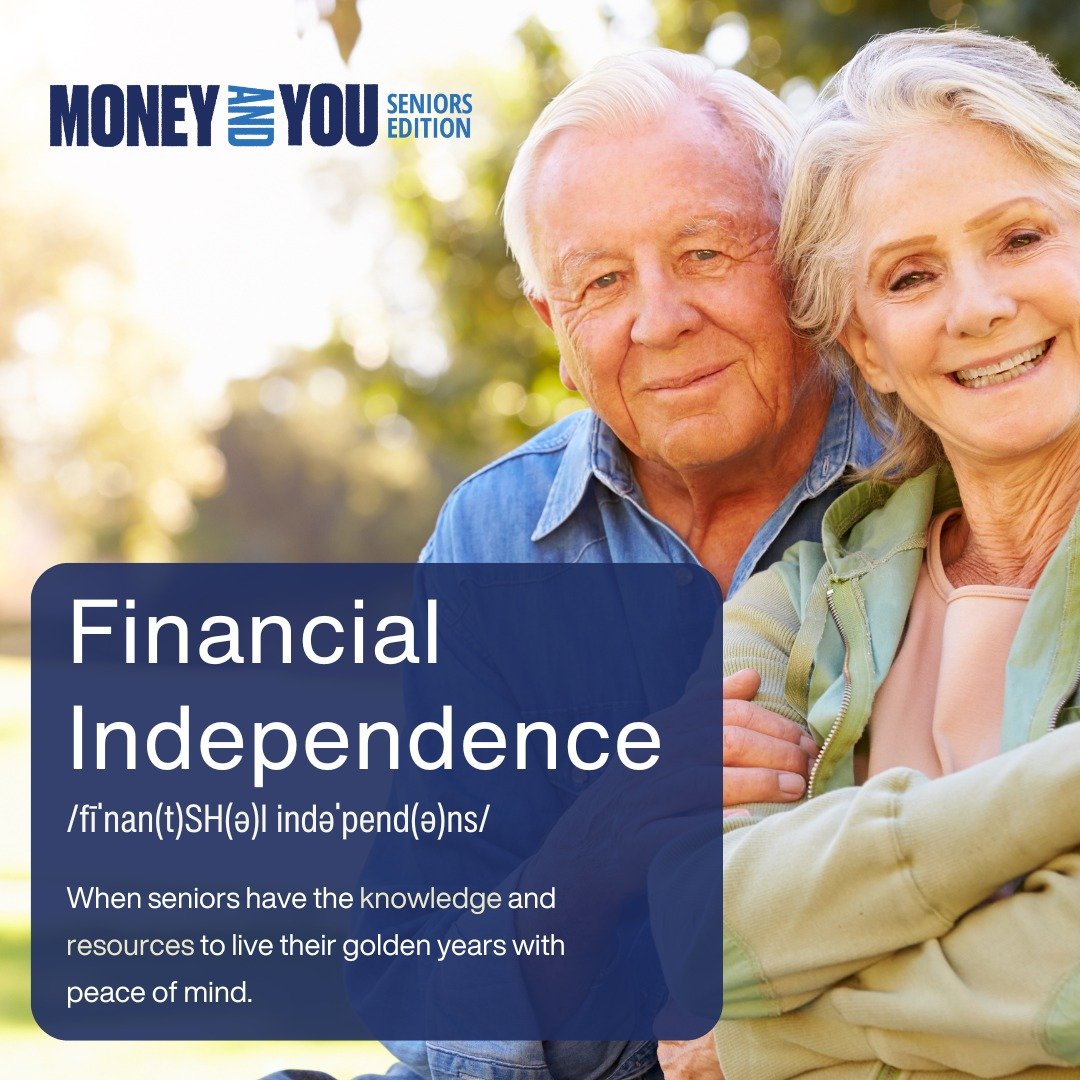 Are you on track for financial independence in retirement?
Money and You: Seniors Edition can help pave the way 👉 https://moneyandyouseniorsedition.com/
#FinancialIndependence #RetirementPlanning #MoneyManagement #RetirementGoals