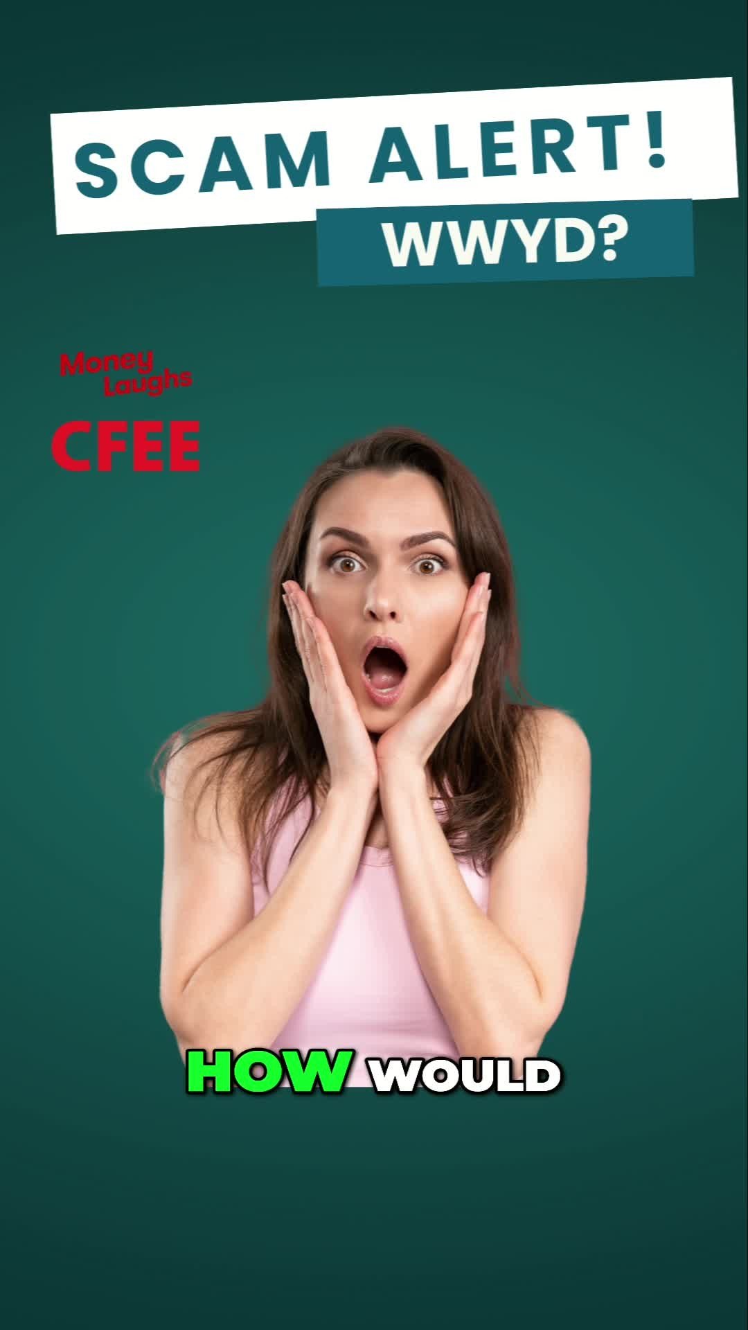 How Would YOU Stop a Scammer?
Scammers can be anywhere. Do you know how YOU would keep one at bay?
#Scams #BePrepared #MoneyLaughs