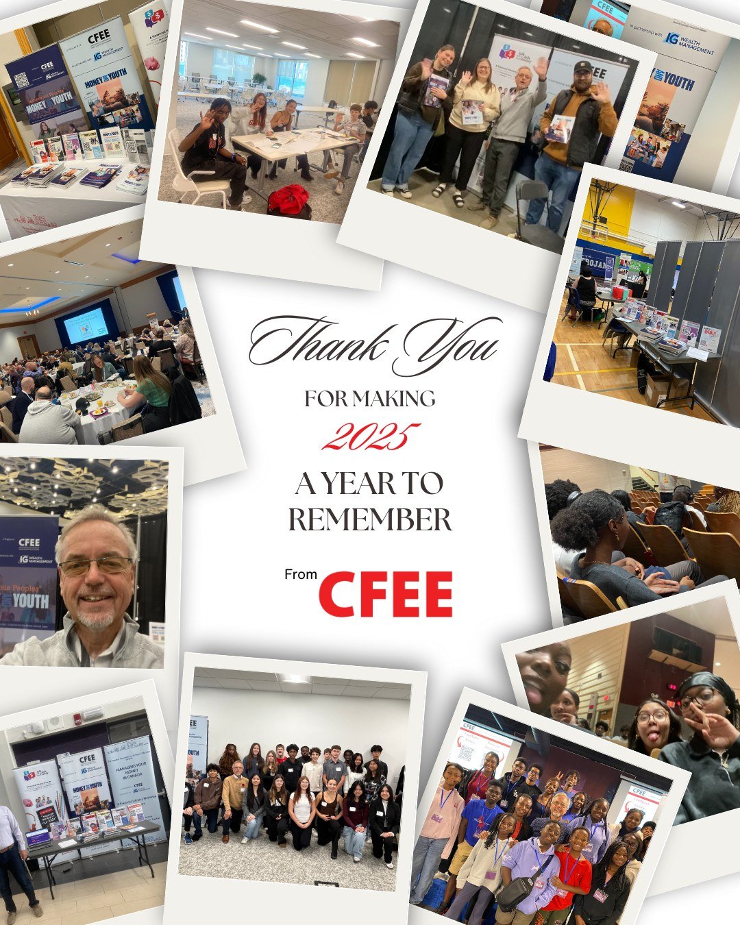 It's time for a quick look back at everything we did in 2025: thank you all for making this a year to remember!

 #YearInReview #ThankYou #CFEE2025 #MakingADifference #LookingBack #CelebratingSuccess