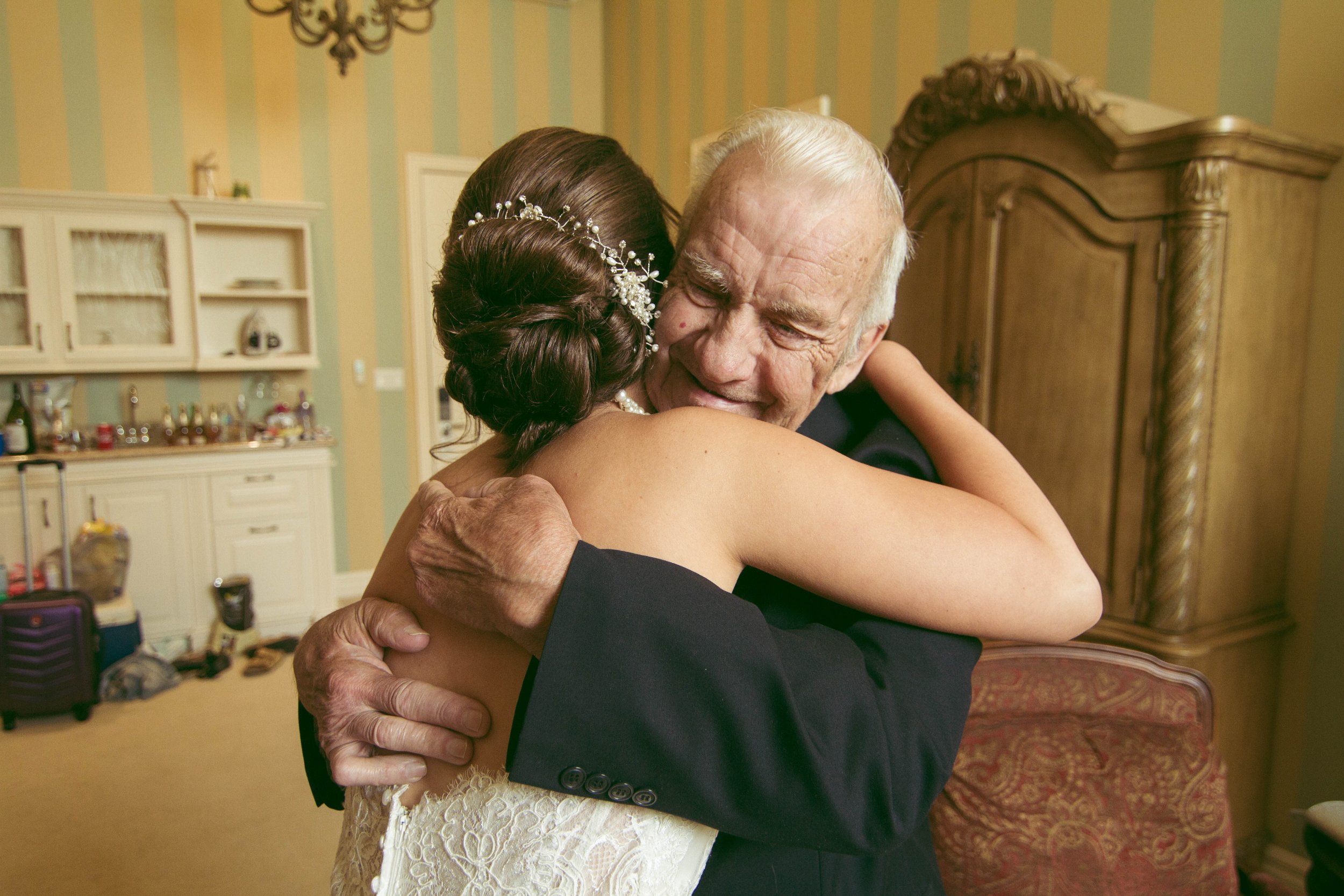 Grandfather of the bride.