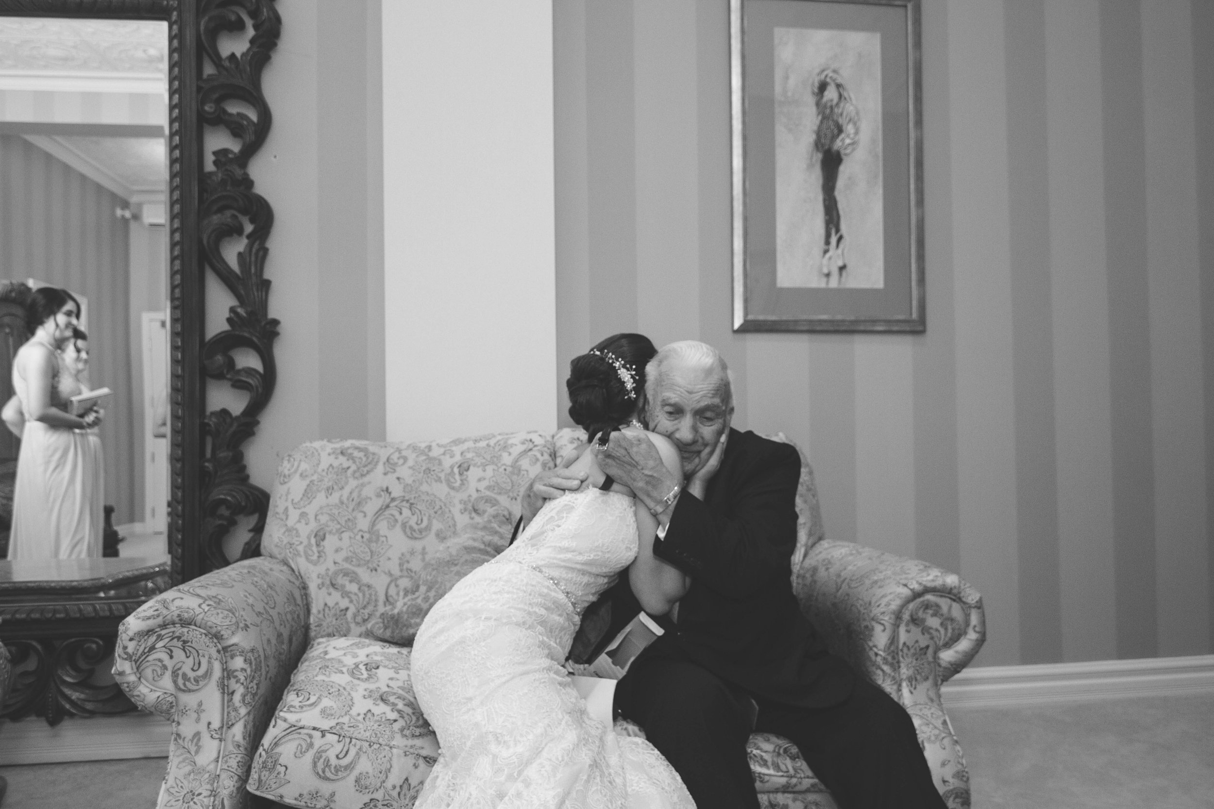Grandfather of the bride.