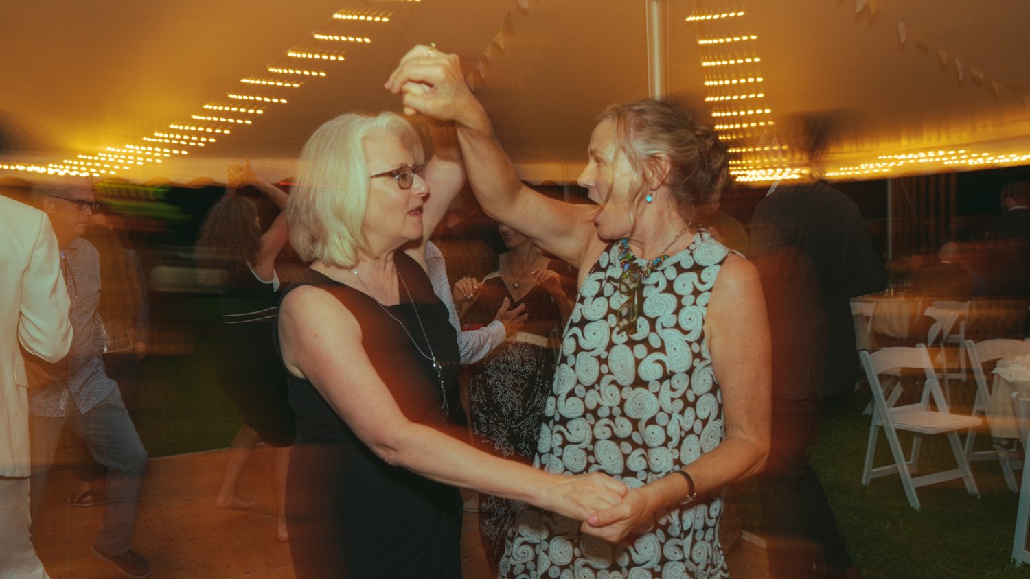 dancing and having fun during the outdoor wedding beautiful wedding candid moment