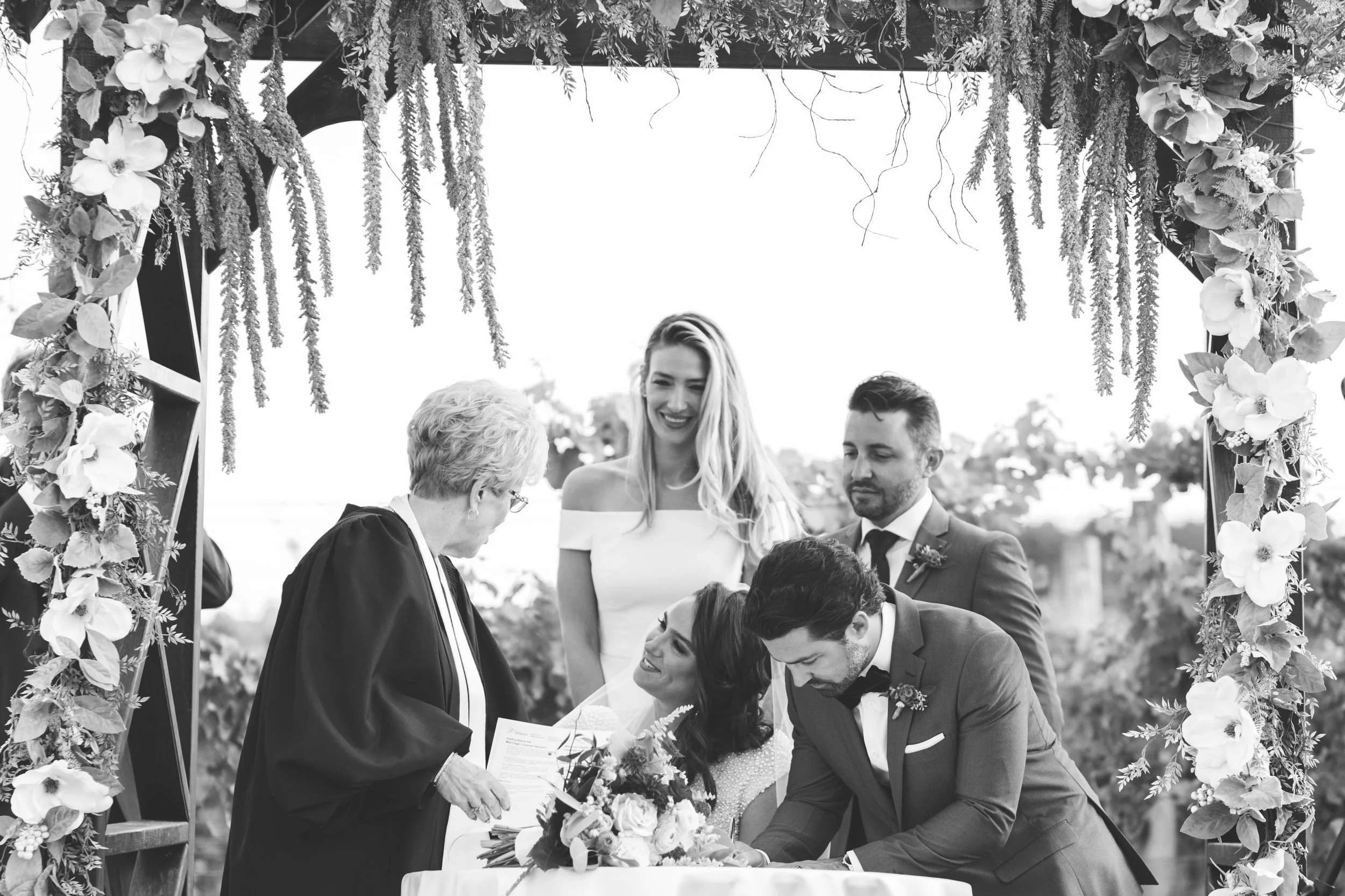 Beautiful wedding at Winery outdoor wedding