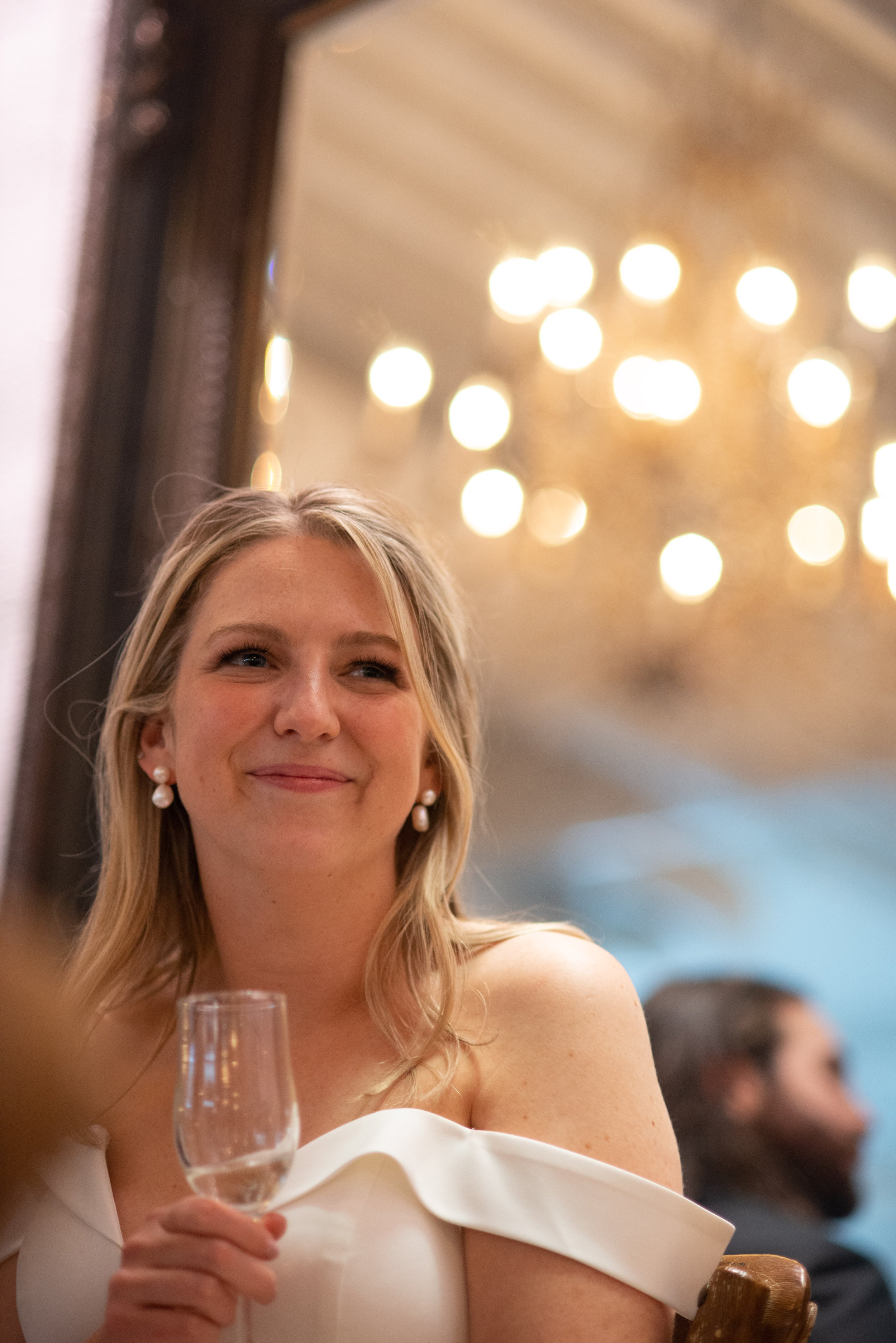 beautiful wedding reception. laughs and fun. wedding speech beautiful bride
