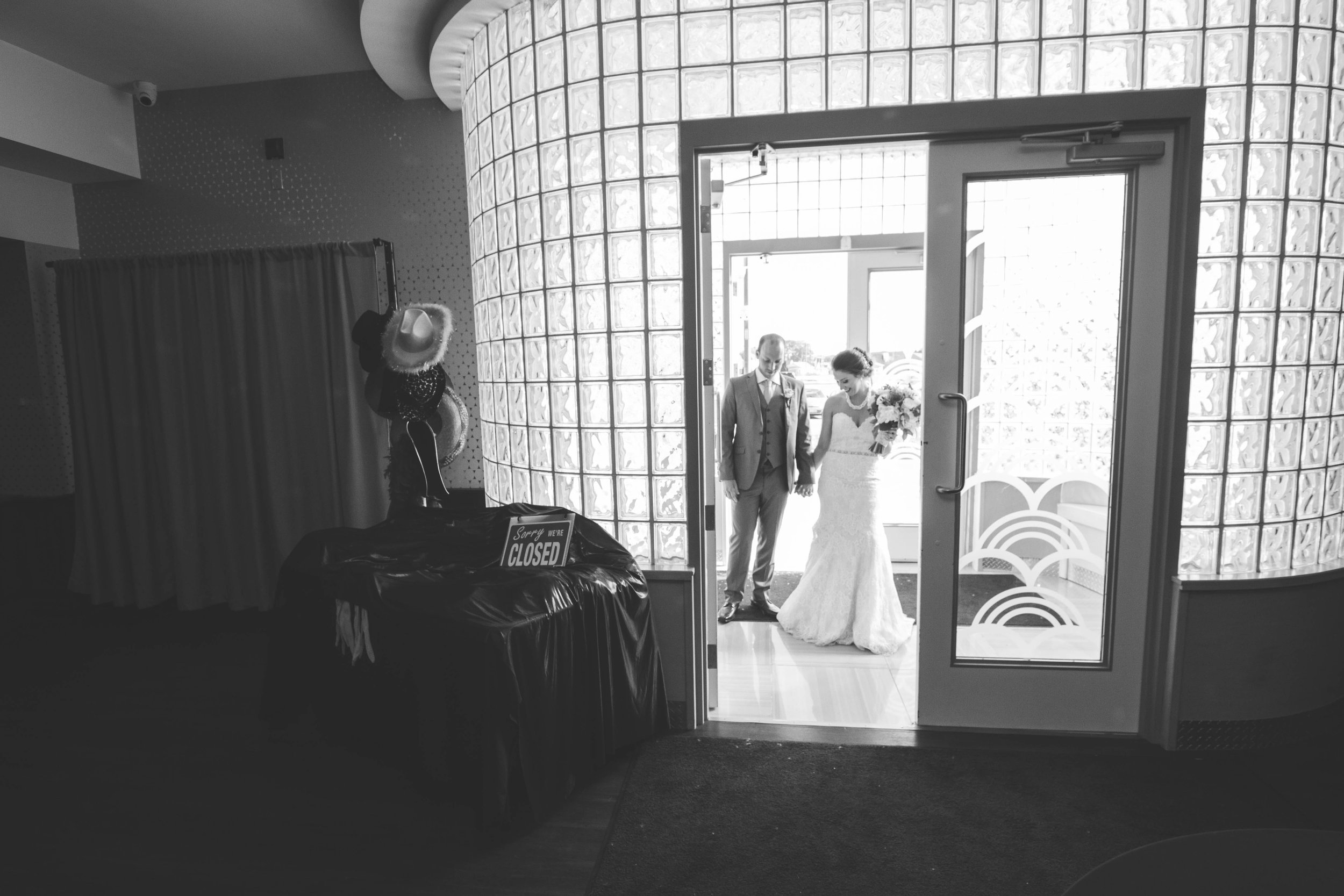 Bride and groom in love during their beautiful outdoor wedding first dance