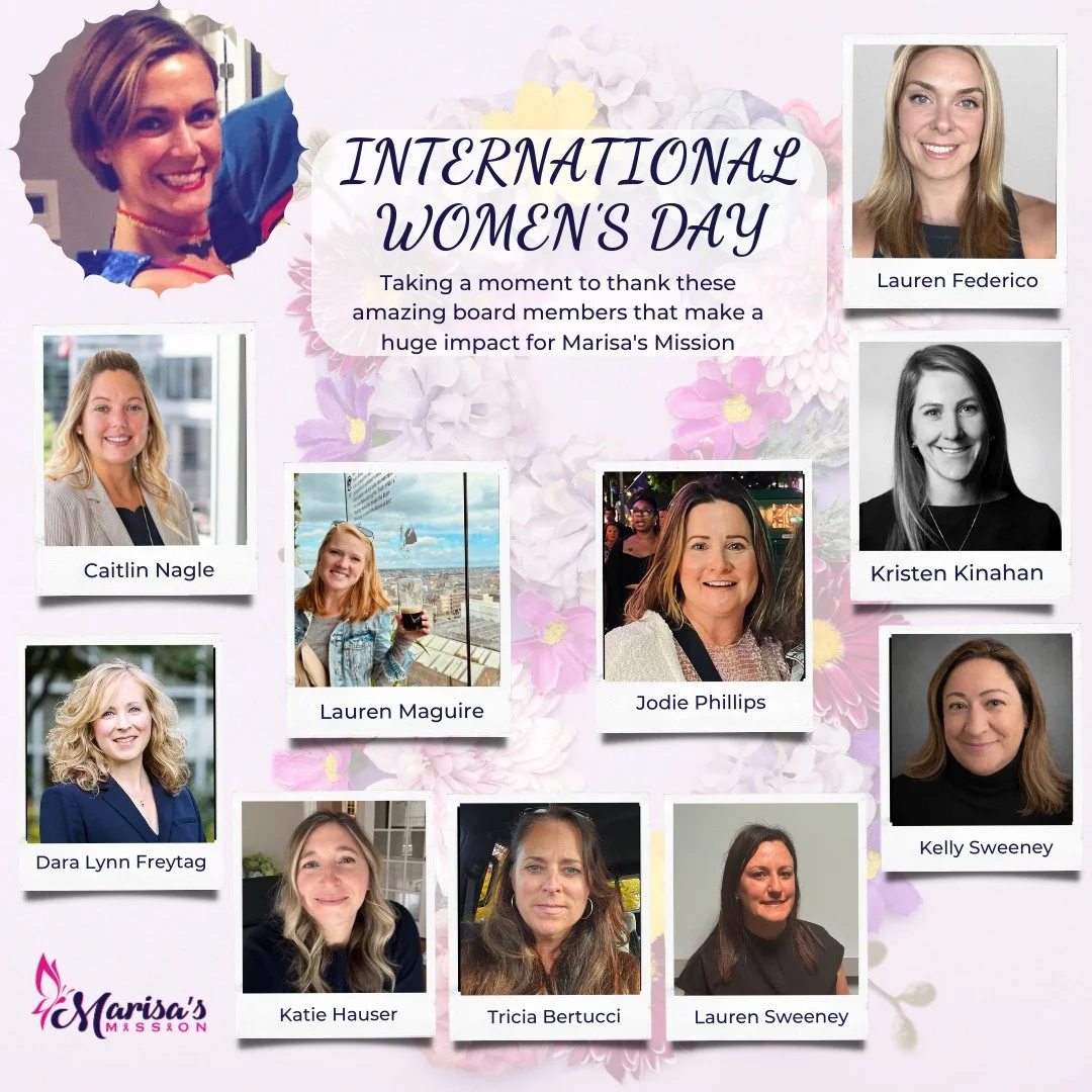 💜This International Women&rsquo;s Day, we are proud to celebrate the incredible women who serve on the Marisa&rsquo;s Mission Board. Their compassion, leadership, and dedication help drive our mission forward every day.⁠
⁠
These women give their tim