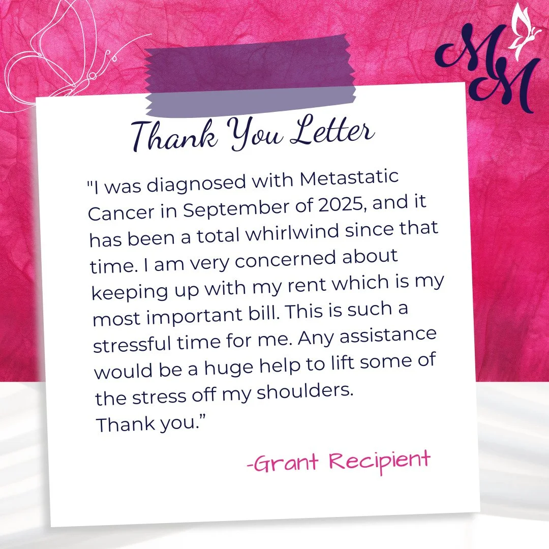 💞The impact of your support is real.⁠
⁠
At Marisa&rsquo;s Mission, we often hear from patients navigating incredibly difficult moments. Their words remind us why this mission matters and how meaningful your support truly is.⁠
⁠
Because of supporters