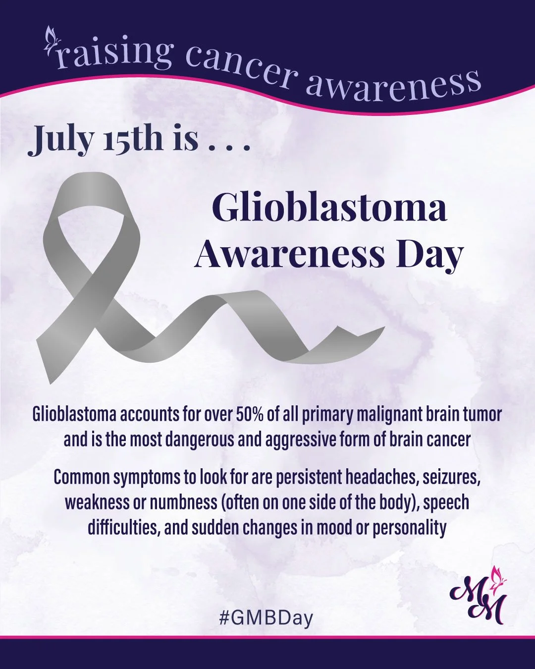 Today we recognize Glioblastoma Awareness Day 🩶 

Behind every diagnosis is a person, a family, and a story filled with strength, courage, and resilience.

We stand with every patient, caregiver, survivor, and loved one affected by glioblastoma. Thr