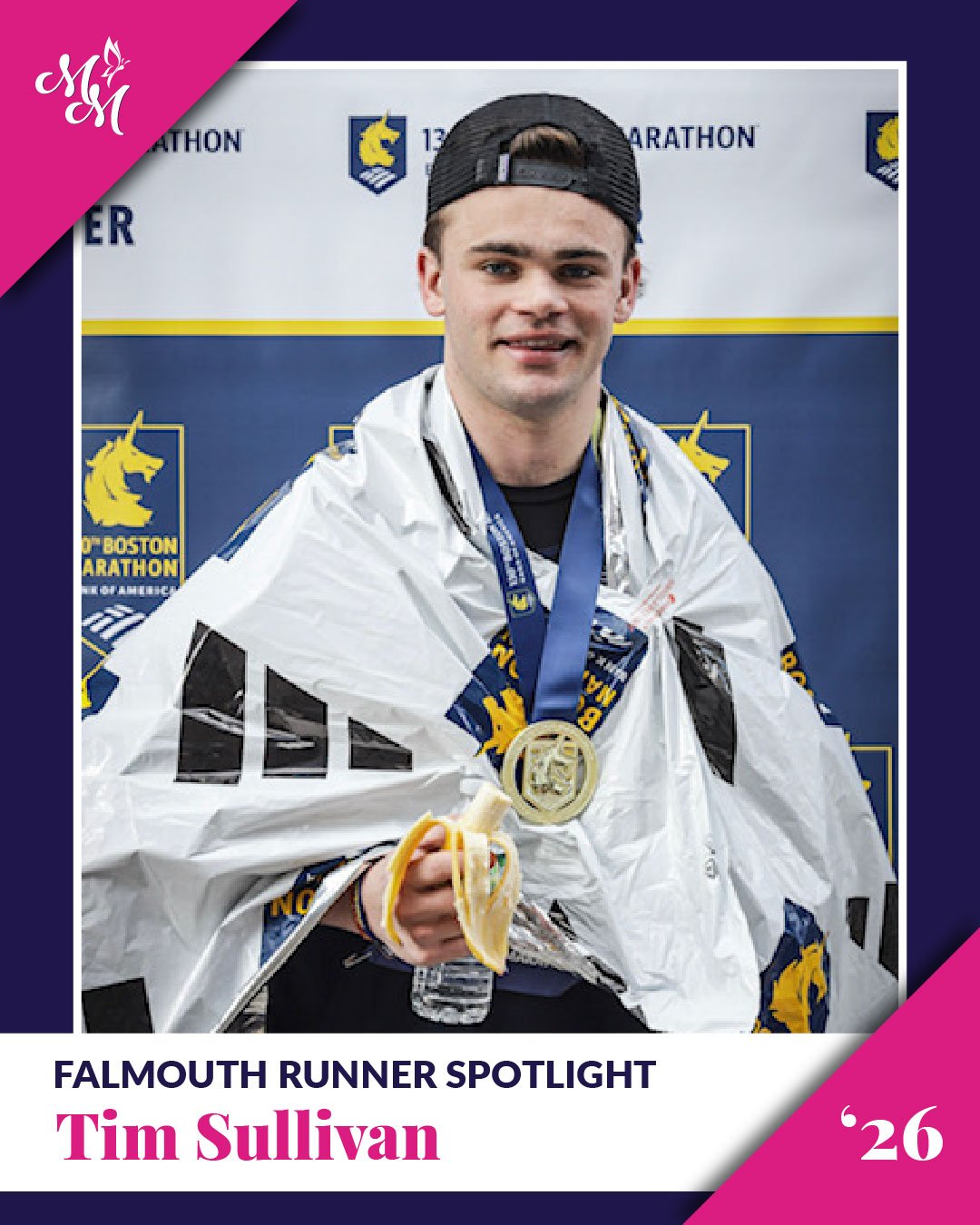 Happy Falmouth Wednesday 🎉

Today's Runner Spotlight is Tim Sullivan!

Our Falmouth team is made up of incredible individuals, each with their own story, motivation, and reason for running in support of Marisa's Mission. Get to know Tim by reading h