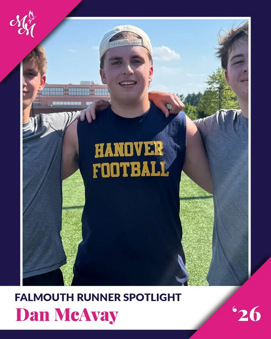 Happy Falmouth Friday 🎉

Today's Runner Spotlight is Dan McAvay!

Our Falmouth team is made up of incredible individuals, each with their own story, motivation, and reason for running in support of Marisa's Mission. Get to know Dan by reading his sp