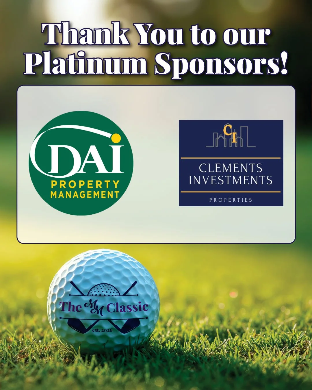 A huge THANK YOU to the incredible sponsors of our Inaugural Marisa&rsquo;s Mission Golf Classic! ⛳

Your generosity and support helped make this event possible, but more importantly, help us continue to provide meaningful assistance to individuals a