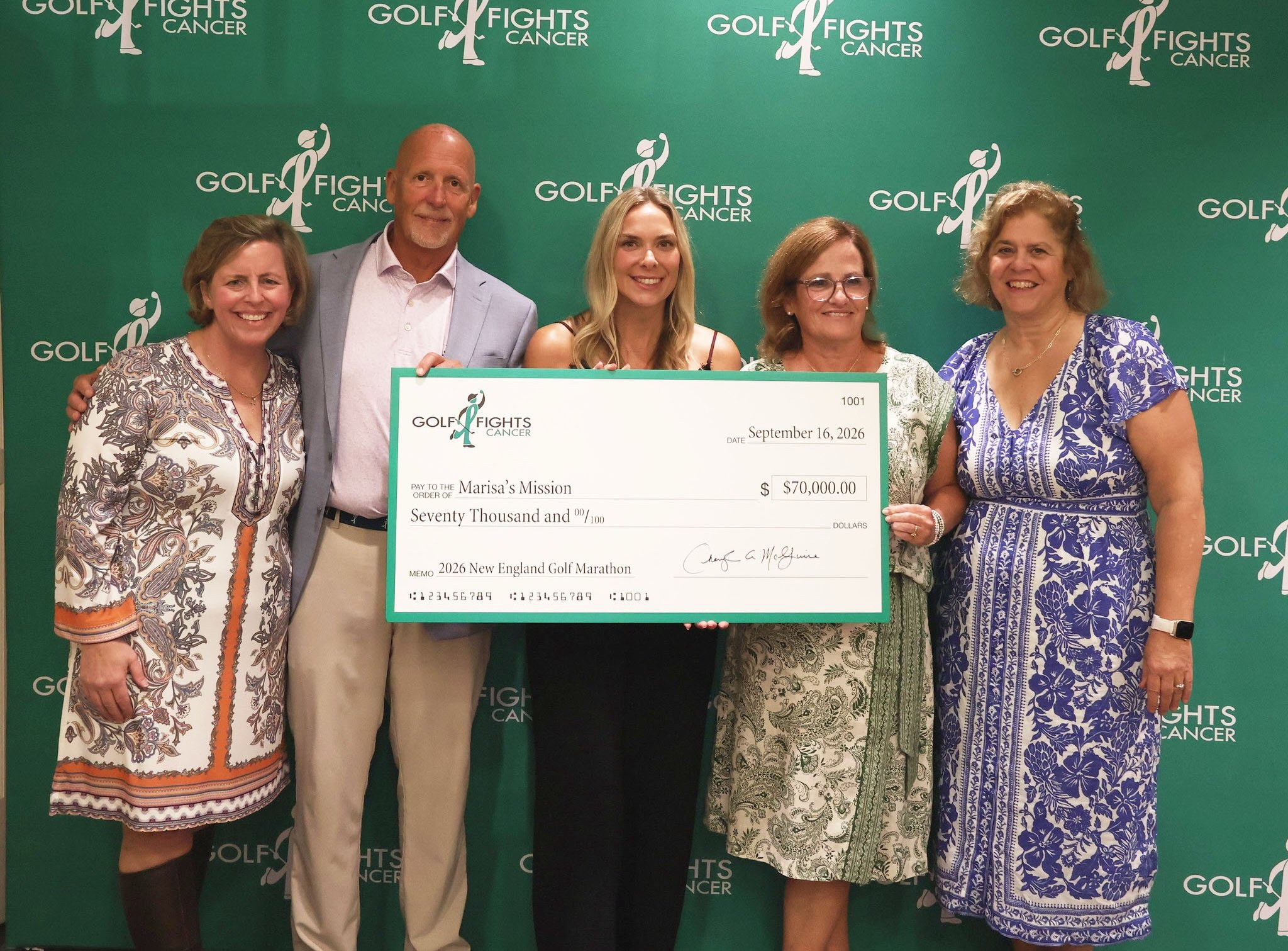 How lucky are we to be part of such an amazing day, surrounded by so many incredible nonprofits, all coming together to make a difference! ⛳️ 
 
We played 100 holes of golf and raised $70,000 for Marisa&rsquo;s Mission! We are so incredibly grateful 