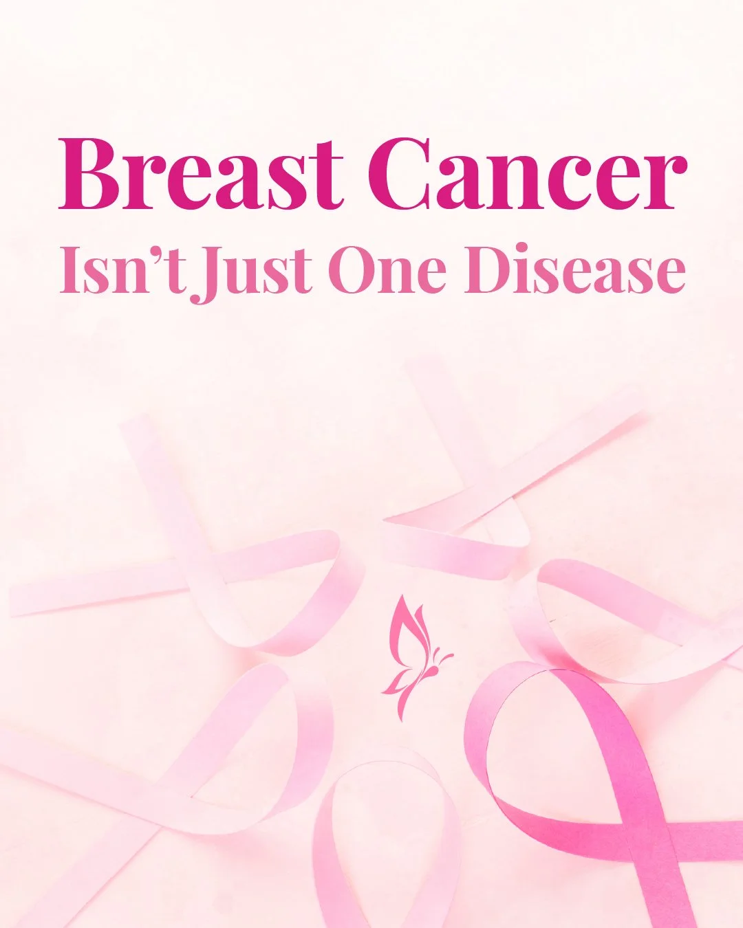 Breast Cancer isn&rsquo;t just one disease.

There are many different types and subtypes of breast cancer, and understanding those differences can help us better understand why every diagnosis and every treatment plan can look different.

From where 