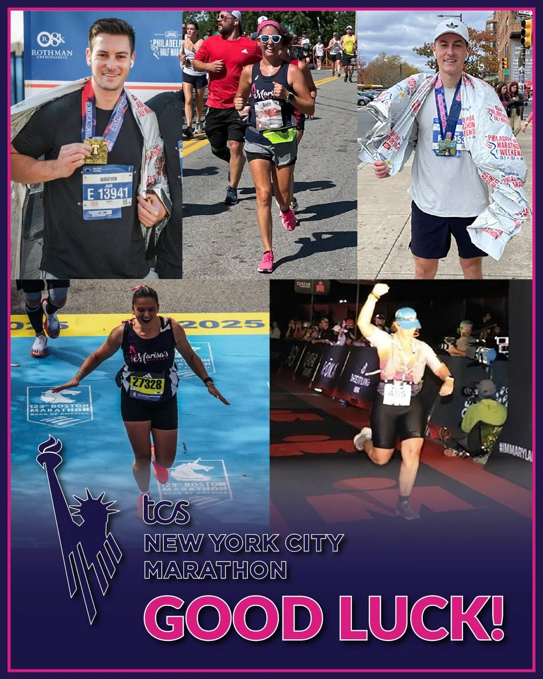 After weeks of training, fundraising, and sharing the stories behind their miles, race day is almost here!

This Sunday, team Marisa's Mission will take on the New York City Marathon, and we couldn&rsquo;t be more proud to have each of them represent