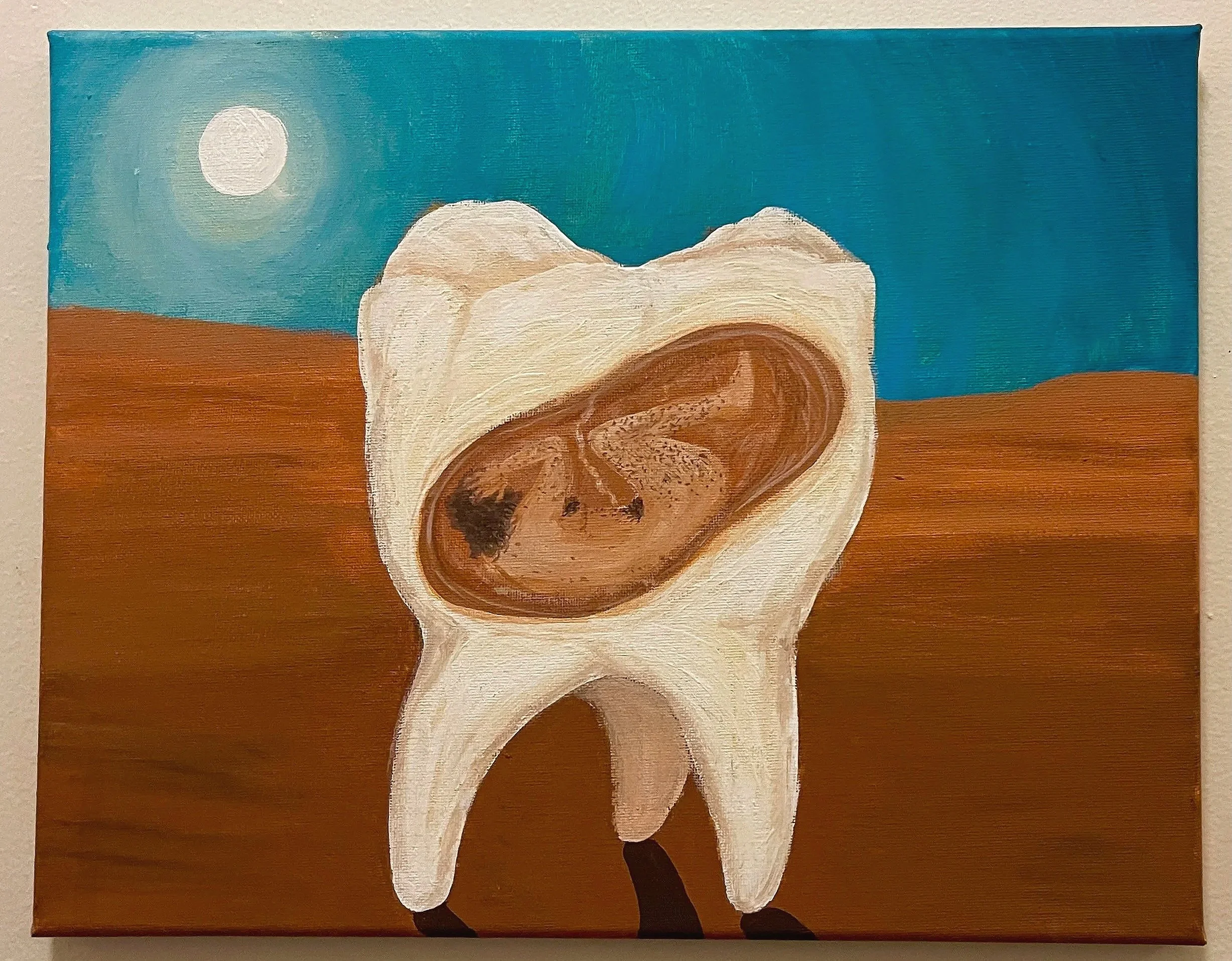 "Crown"
Raymond Carr
Acrylic on canvas
11 in x 14 in
From 2024 "Rewilding" series 
Past Exhibitions: 
Grunewald Guild, Leavenworth, WA
Seattle University, Seattle, WA
Not for sale