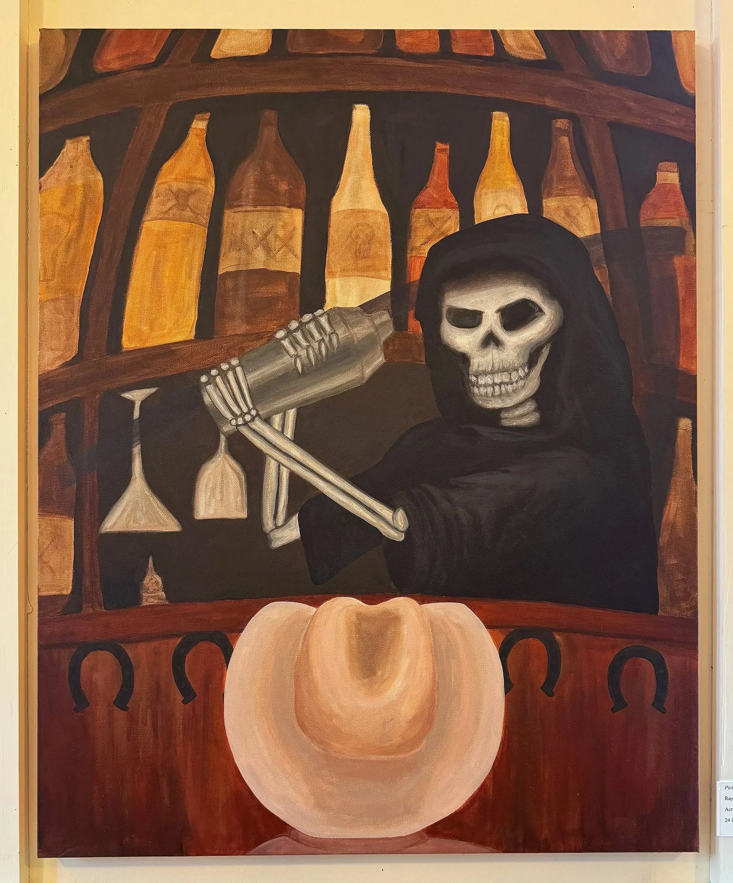 "Pick your Poison"
Raymond Carr
Acrylic on canvas
24 in x 30 in 
From 2024 "Rewilding" series 
Past Exhibitions: 
Grunewald Guild, Leavenworth, WA
Seattle University, Seattle, WA
Price: $750 USD - Contact to purchase