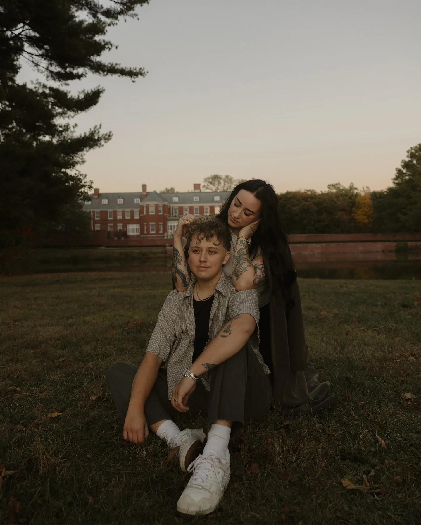 OBSESSED with these two 🖤

had the absolute honor of documenting a fellow photog turned dear friend @noellethies.co &amp; her hubby @elijah.thies 🎞️

this was their first time behind the camera for a couples session in almost 5 years since their we