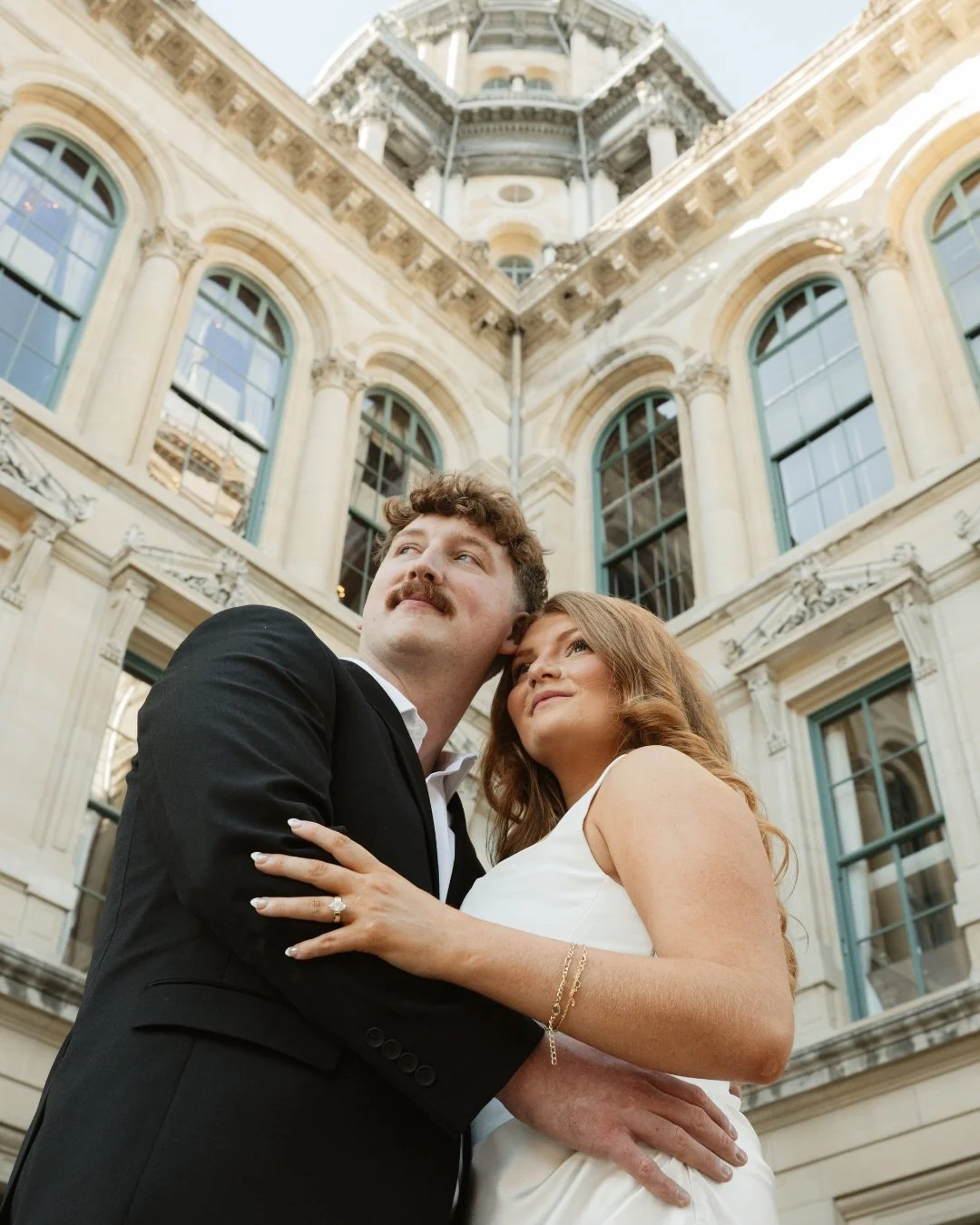 one of my favorite things about engagement sessions is dreaming up an experience that feels uniquely yours &amp; tells your beautiful love story! 🤎

macee was dreaming of classic, elegant, timeless portraits, and since these two call the springfield