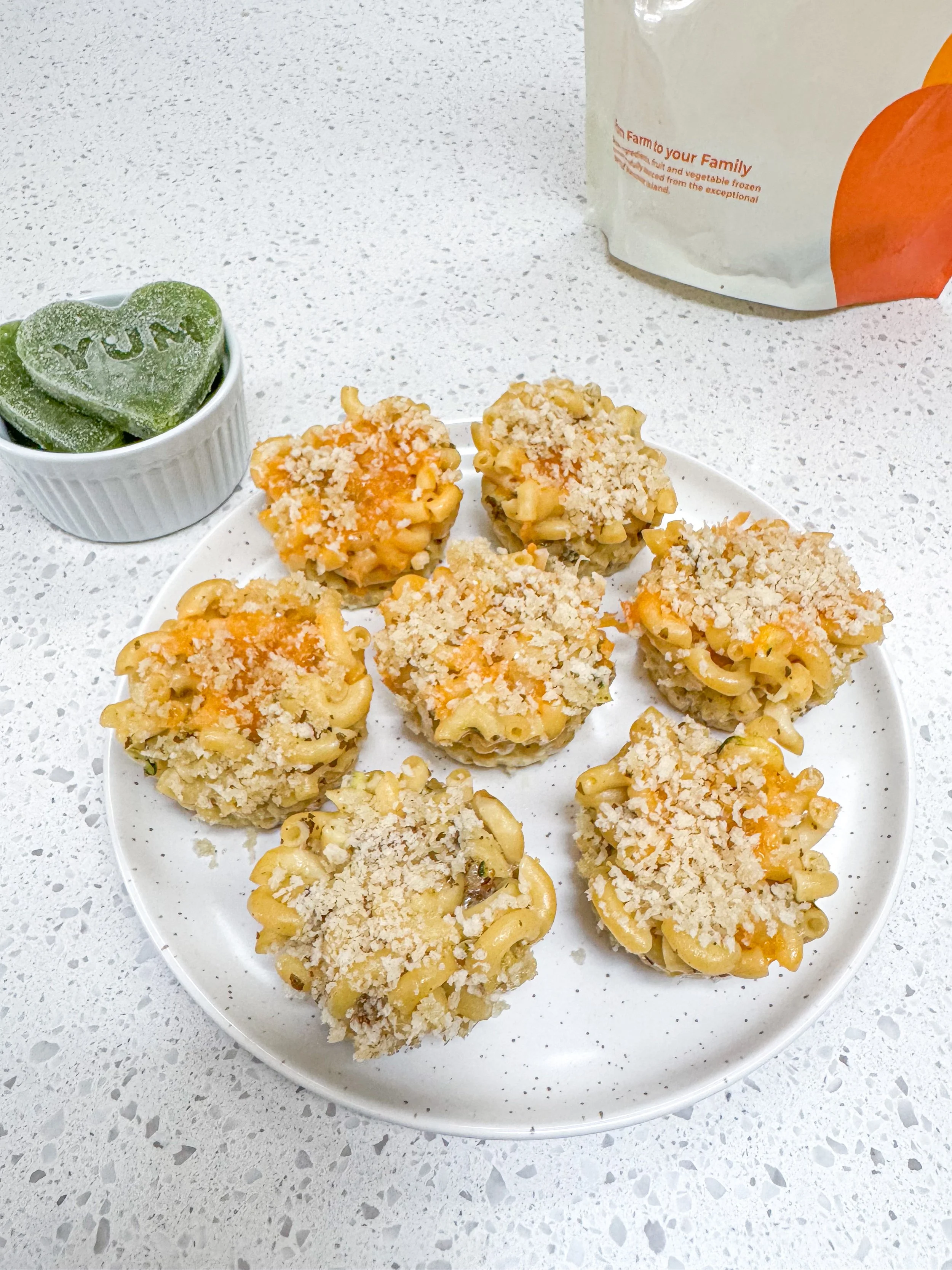 Cheesy Zucchini Pasta Cups by Dietitian Ali from the Toddler Kitchen
