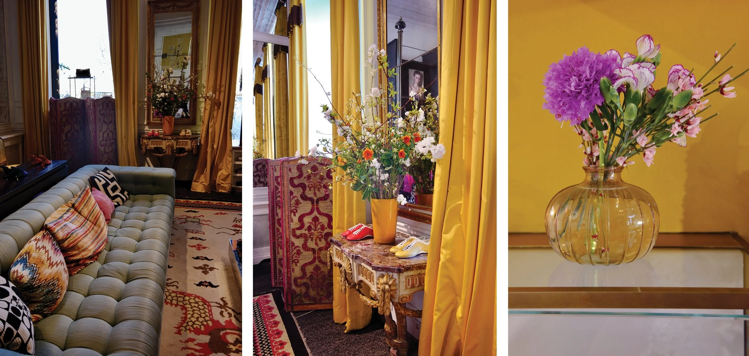 Series of photographs of the Dries van Noten store in Paris Left Bank, 2026