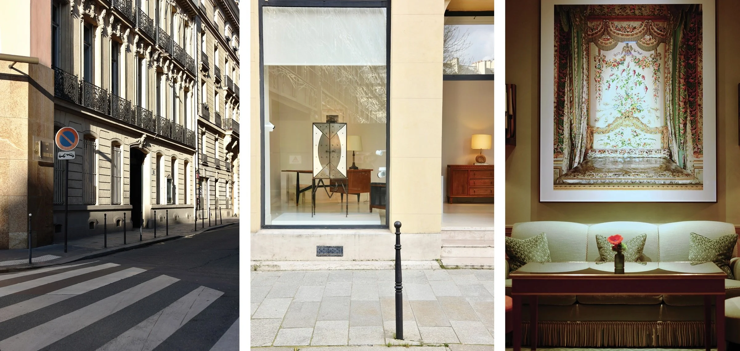 Paris in spring collage Le Bristol