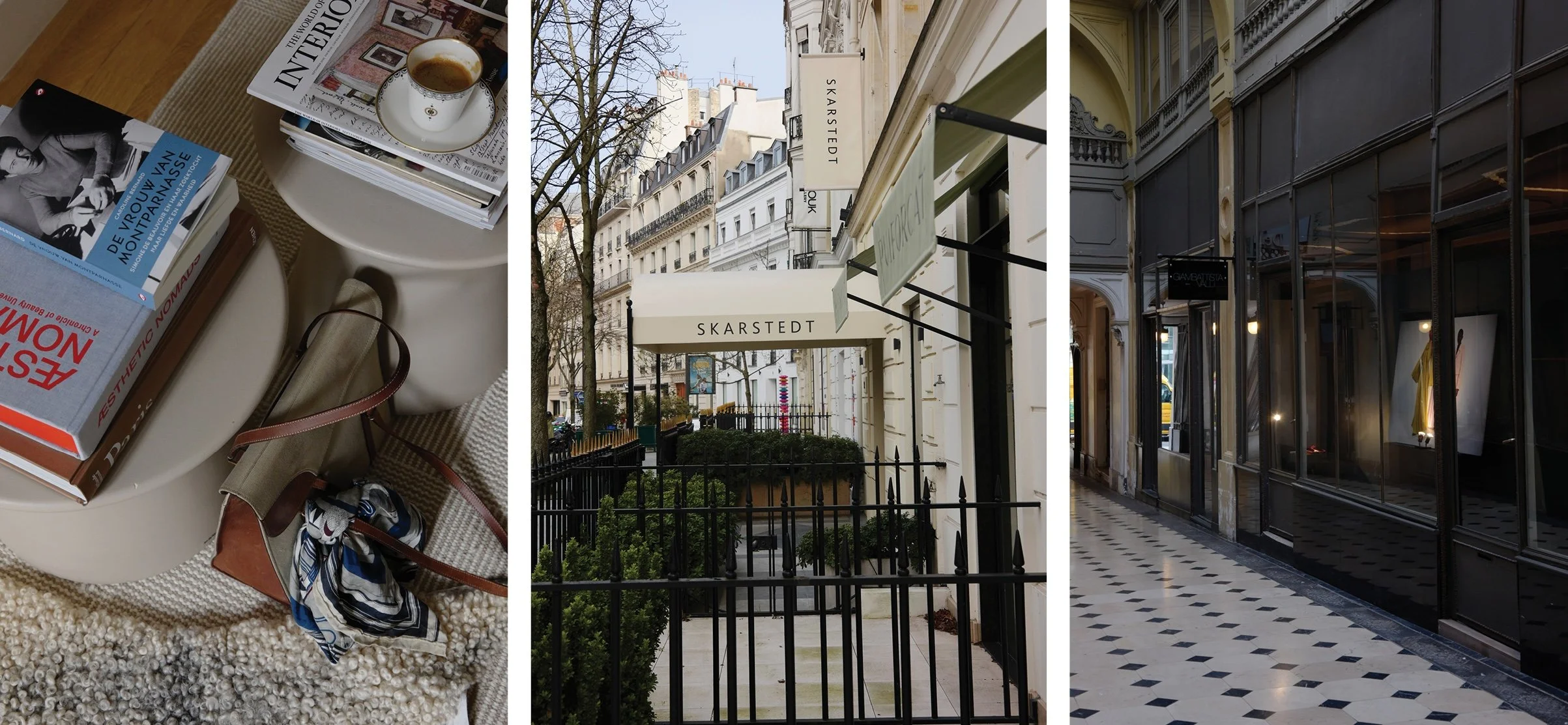 Facades of Avenue Matign on Paris 8