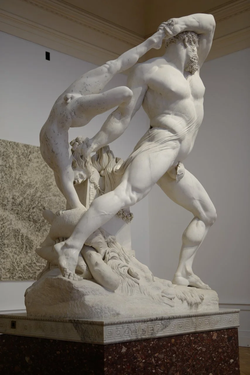 Hercules and Lychas by Antonio Canova - Galleria nazionale d'arte moderna - Rome, Italy