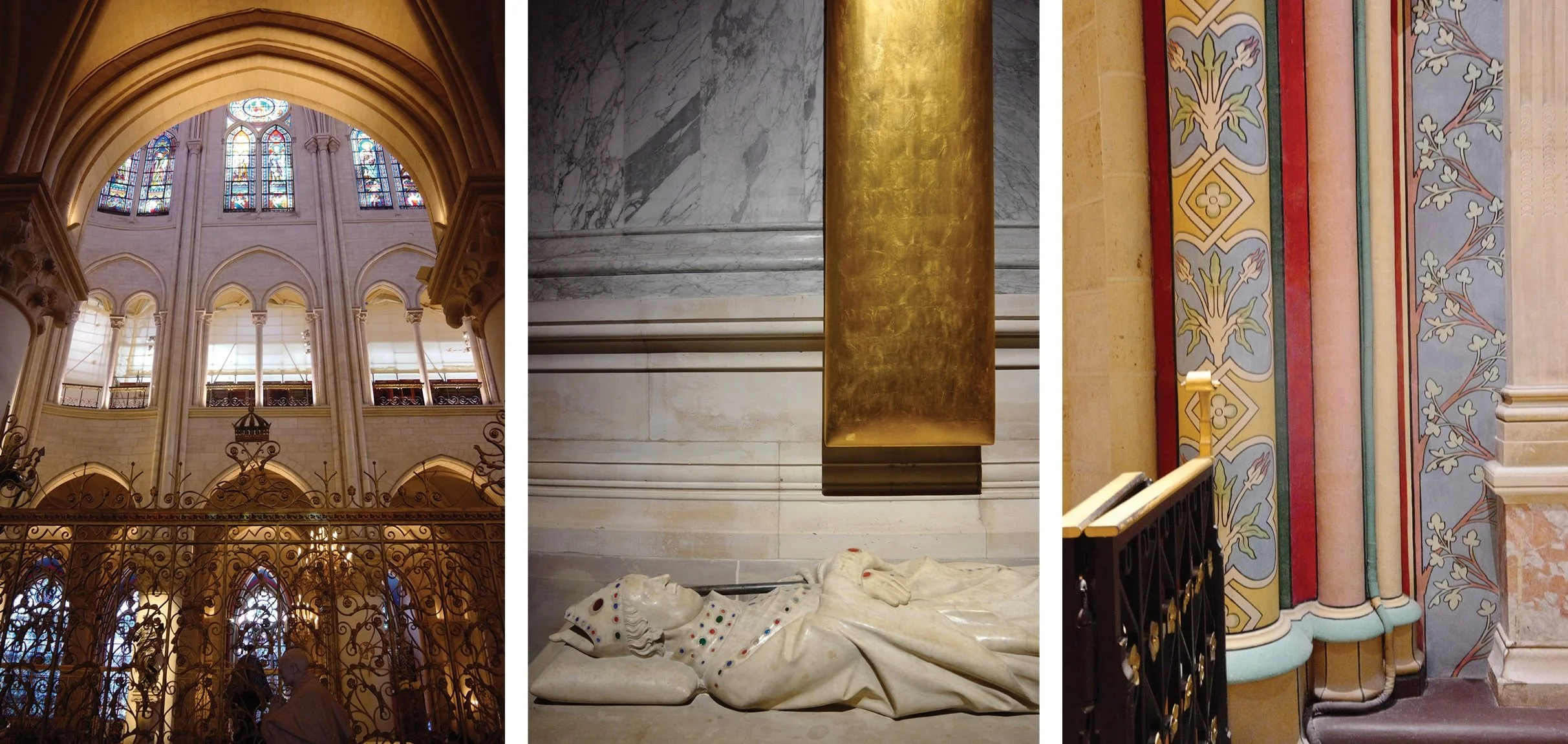 Photo series of the interior of Notre Dame de Paris, 2026