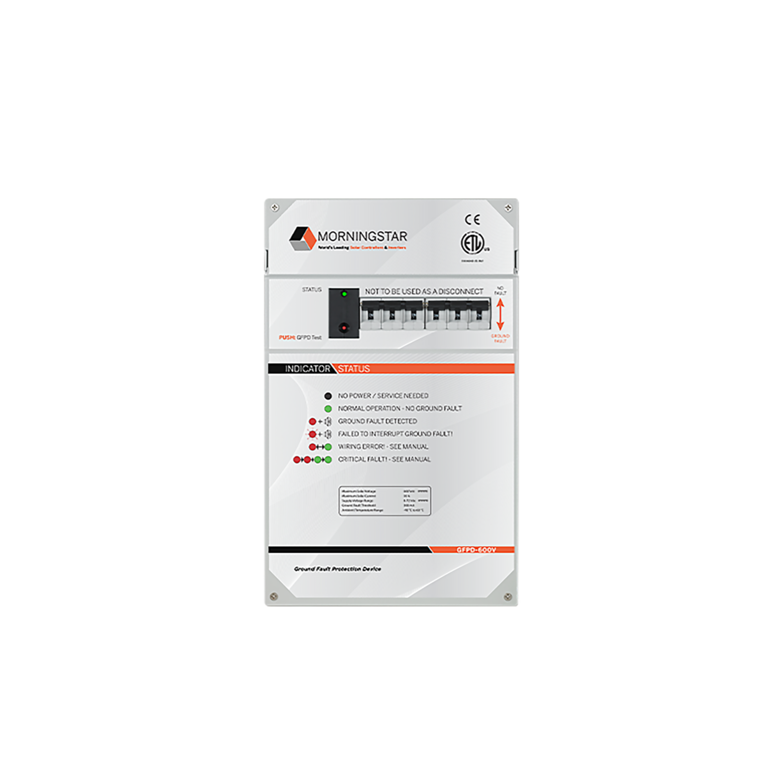 GFPD-600V | Ground Fault Protection Device