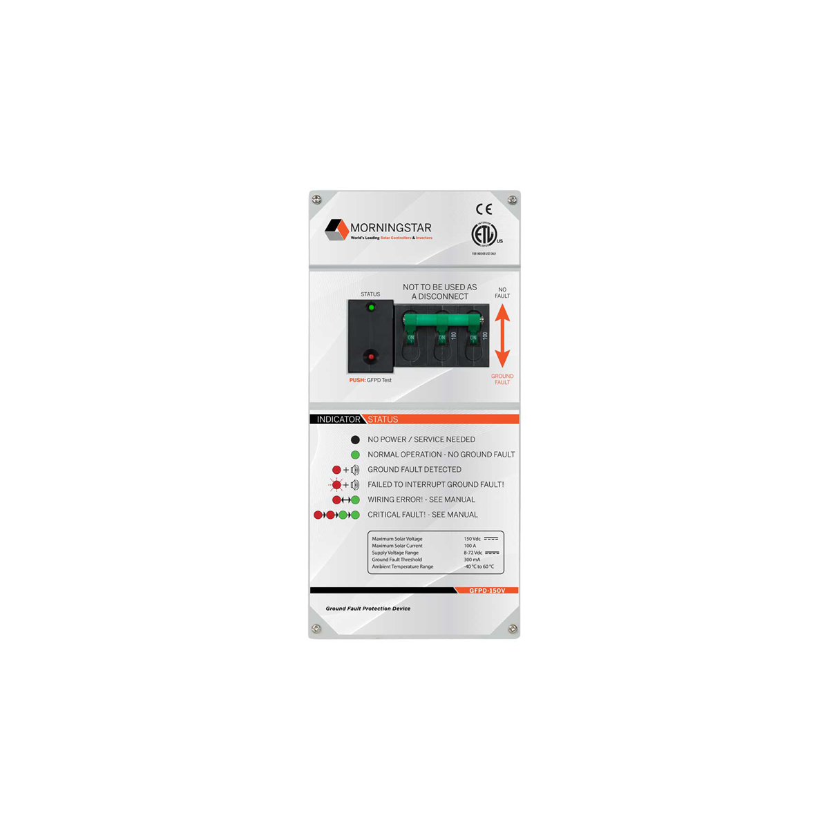 GFPD-150V | Ground Fault Protection Device