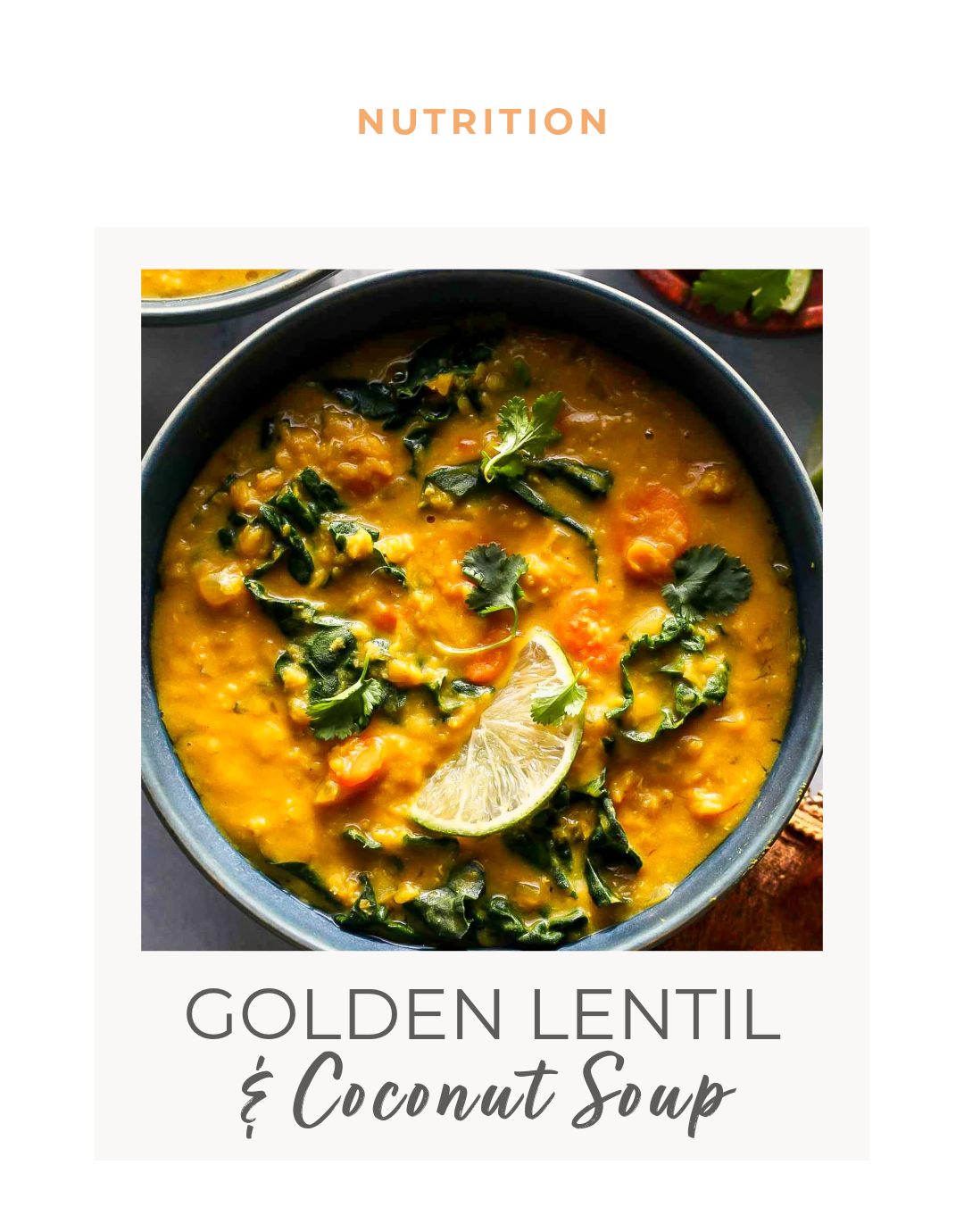 Recipe: Golden Lentil &amp; Coconut Soup