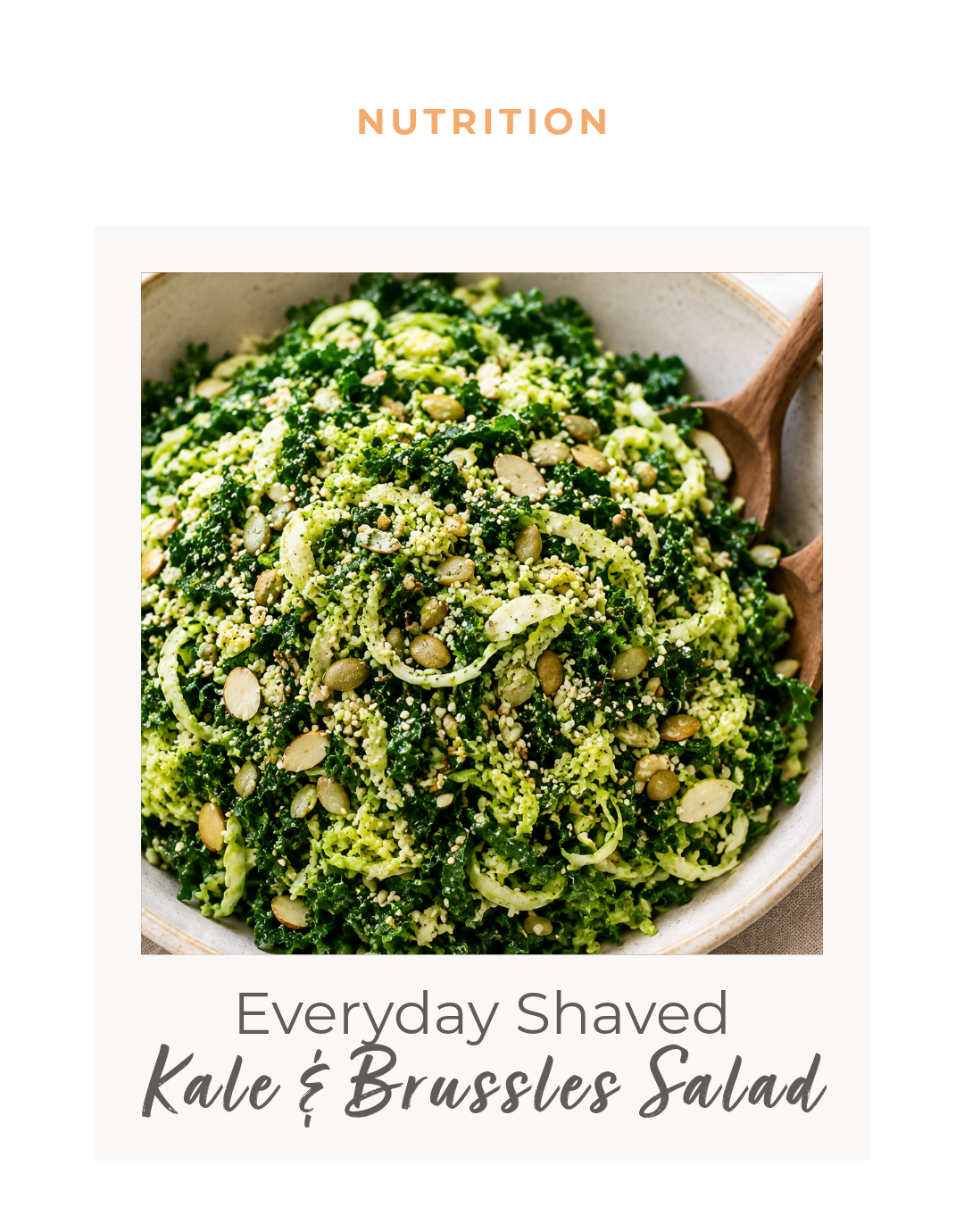 Recipe: Everyday Shaved Kale &amp; Brussels Salad