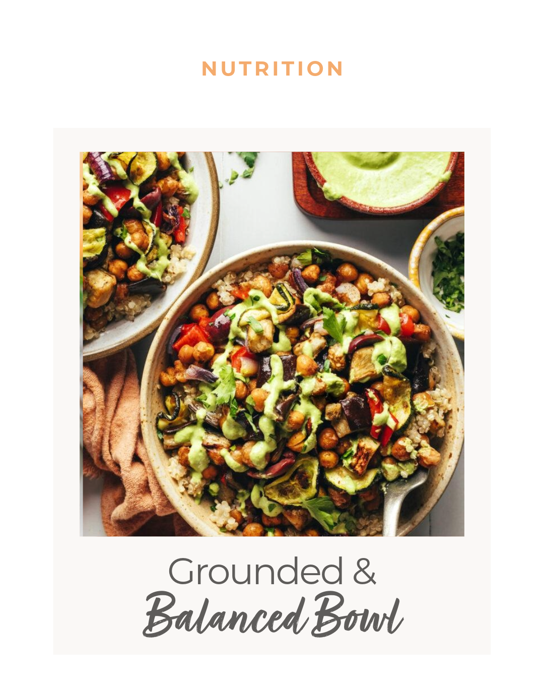 Recipe: Grounded &amp; Balanced Bowl