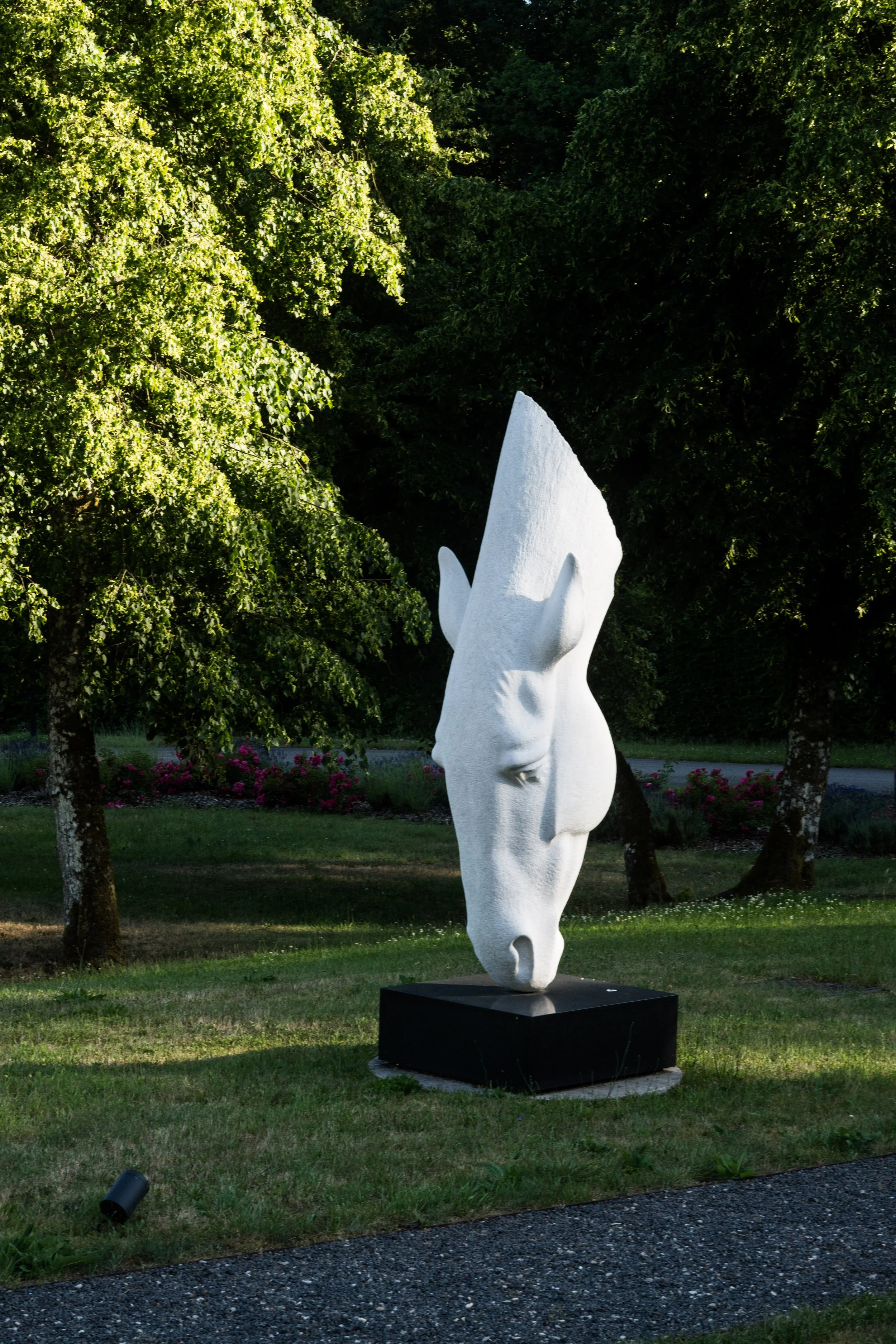 Sunset at Villa Réné Lalique.