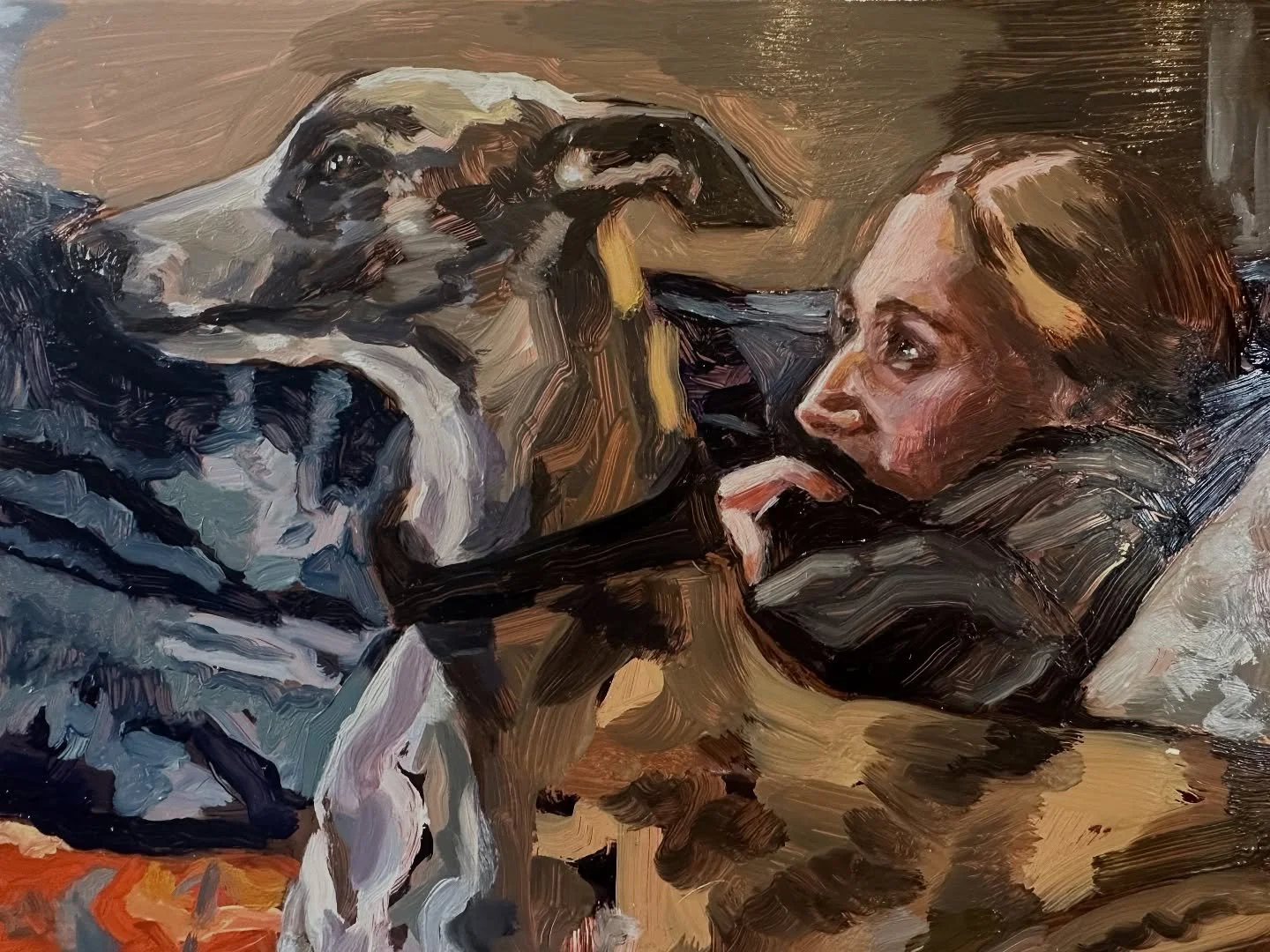 Work in progress 

#painting #selfportrait #oilpainting #wip