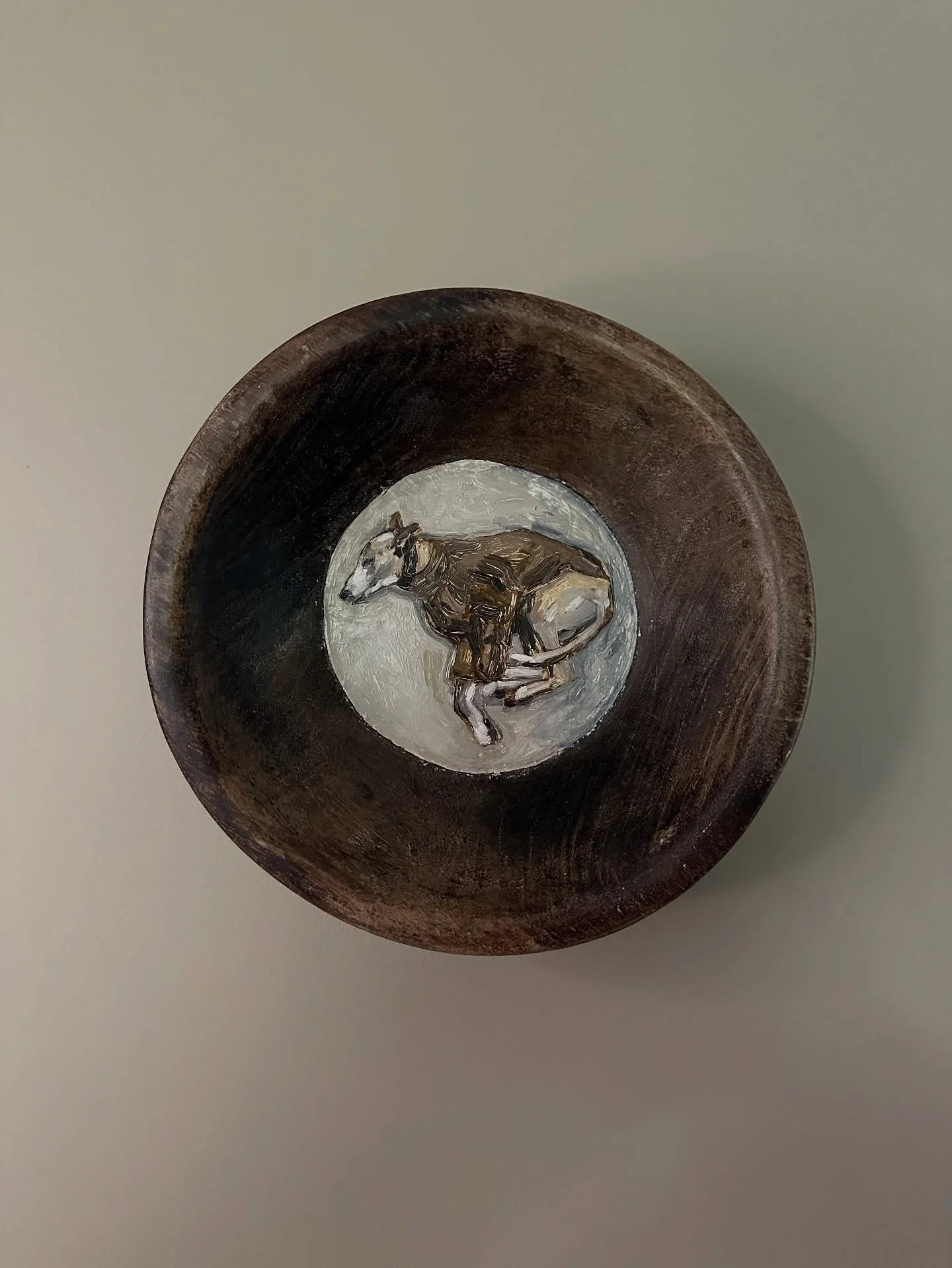 Untitled
Oils on wood
19cm diameter 
2025

#painting #oilpainting #framedartwork #portrait