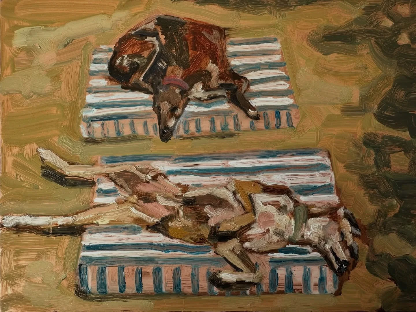 Sunseekers 
Oils on copper
15x20cm unframed
2026

#artist #oilpainting #fineart