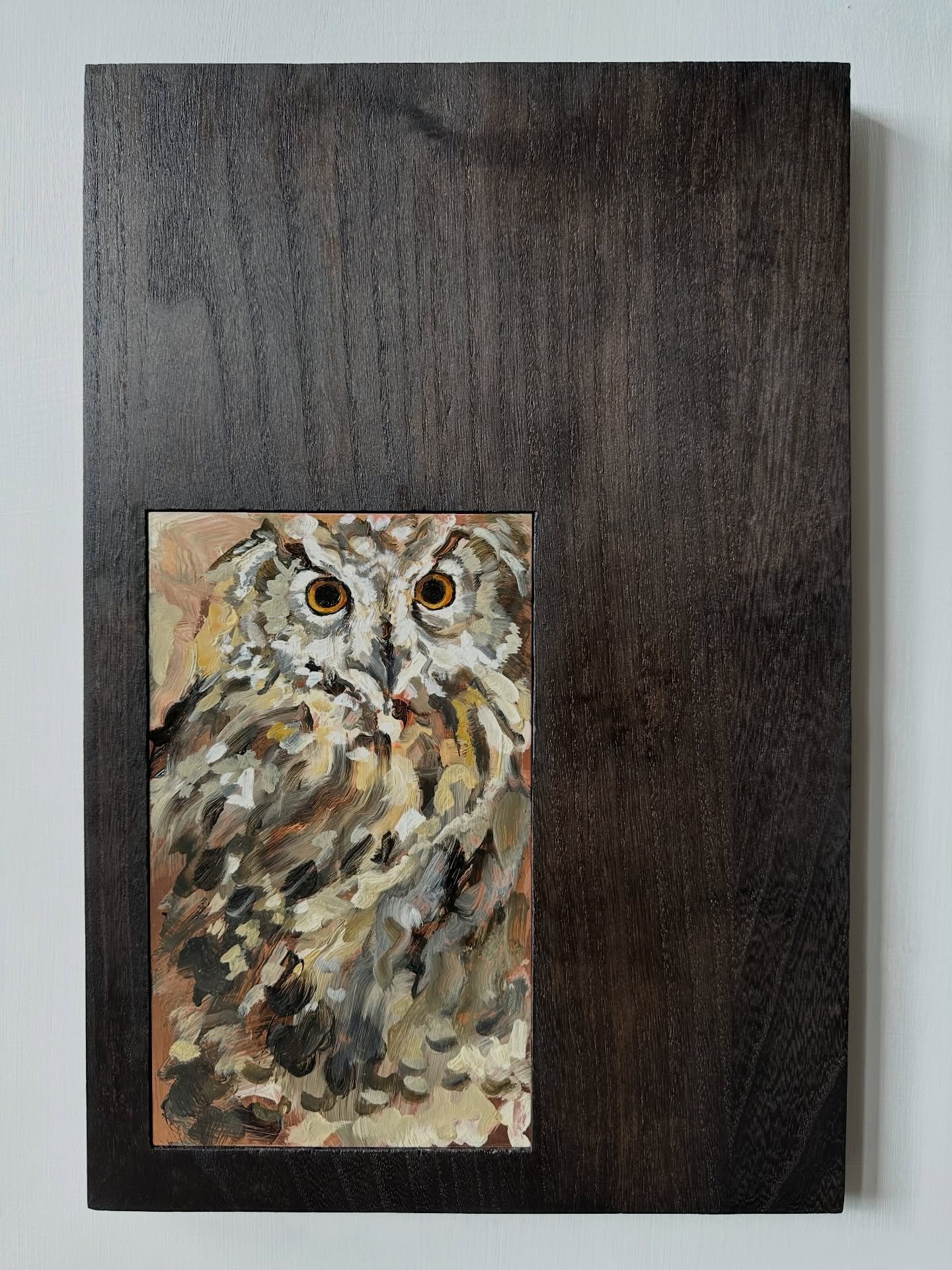 Watching
Oils on copper in artist&rsquo;s frame
30x45cm framed
2026