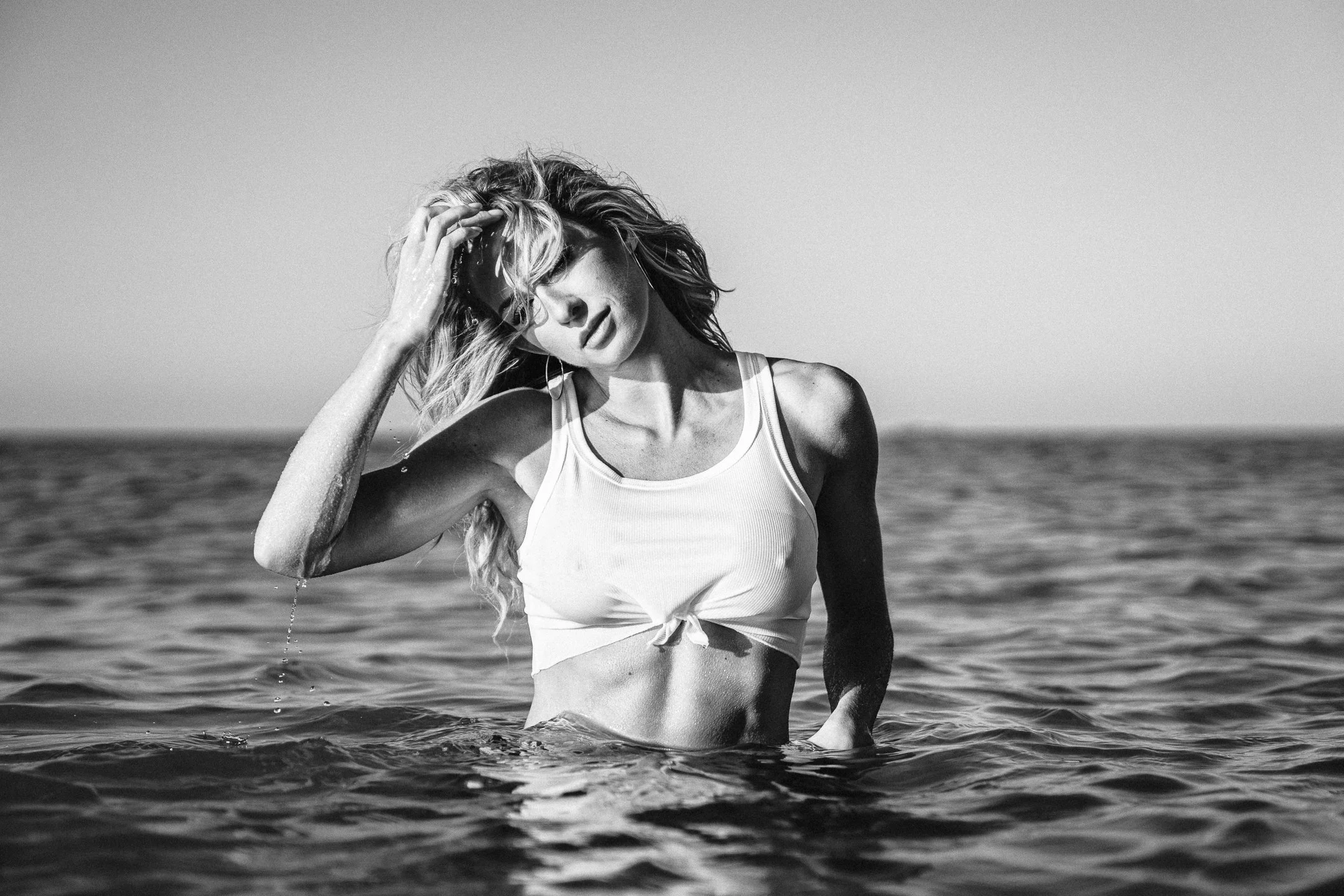 Sunrise Beach Portraits with a Creative Muse