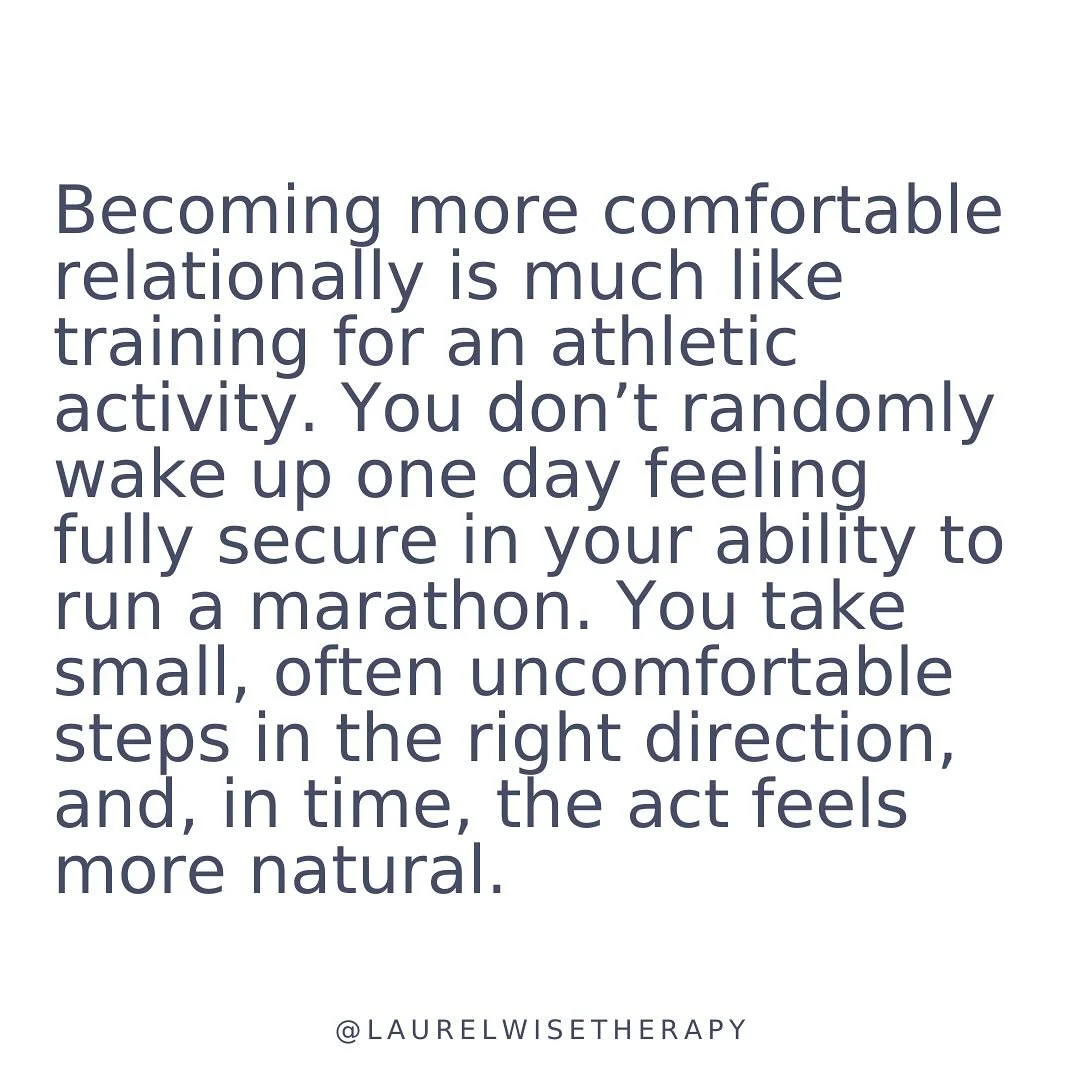 Relational wounds can only be healed in relational contexts. The more we practice being open, honest, and vulnerable around trusted others, the most natural it becomes to be our authentic selves in general.