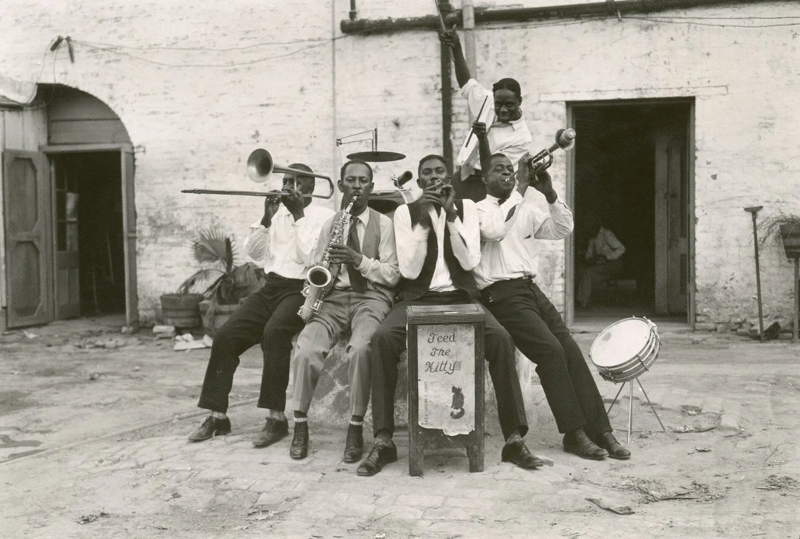 Jazz Band in Brownsville, Texas 1929 © James Abbe Archive