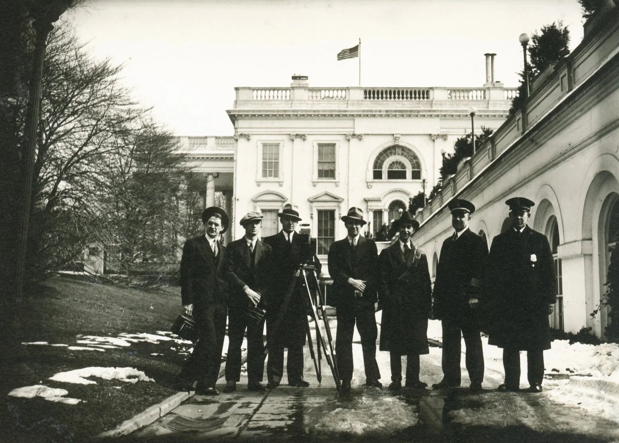 James Abbe with other members of the White House Press Corps, 1934 © James Abbe Archive 